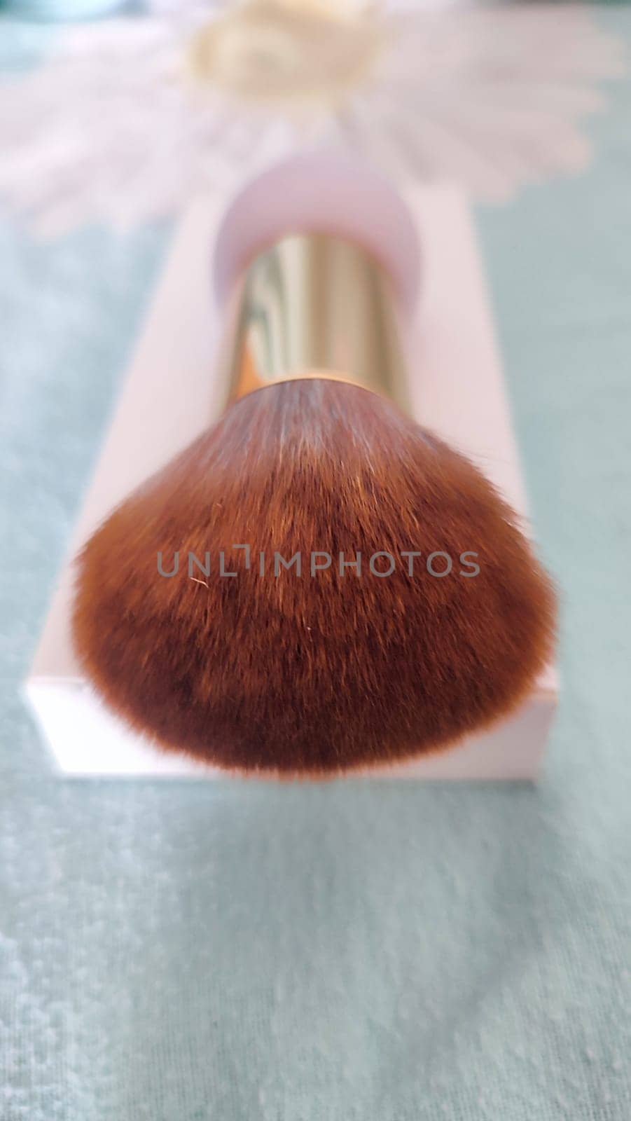 makeup brush, women's cosmetics object for sale. High quality photo