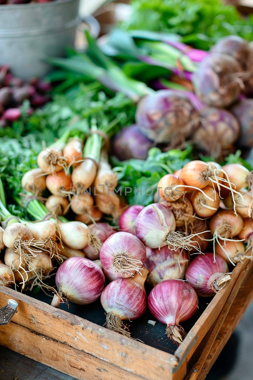 many different fresh vegetables at the market. Selective focus. Food.