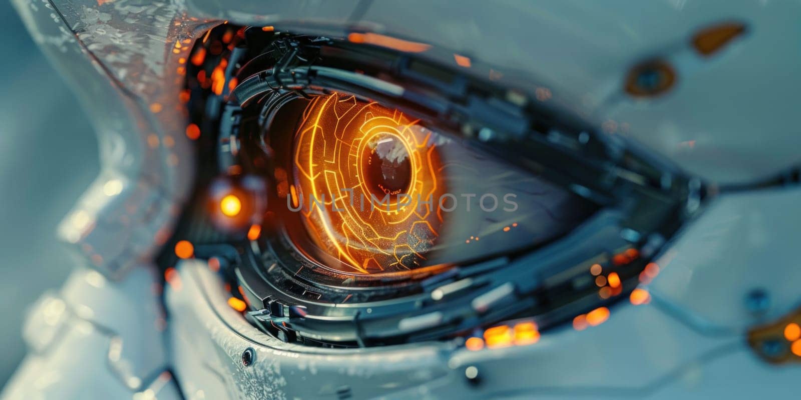 Advanced Futuristic Robot Component Close Up by but_photo