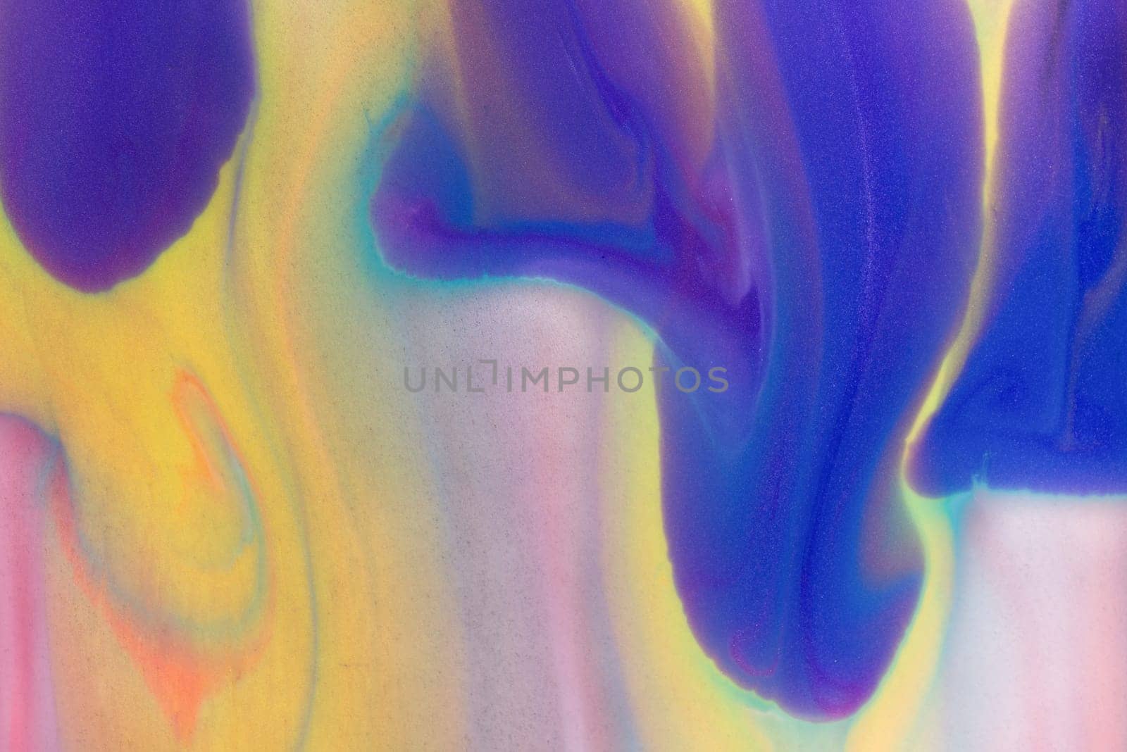 Red and blue fluid wave. Duotone compositions with gradient flow shape. Innovation modern background. Abstract Fluid Acrylic Painting. Liquid background.