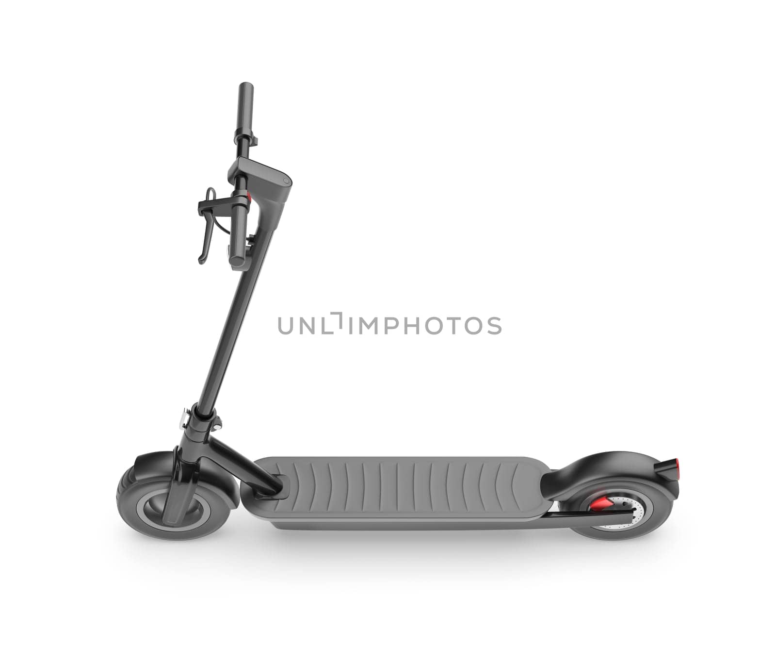 Modern black colored electric scooter by magraphics