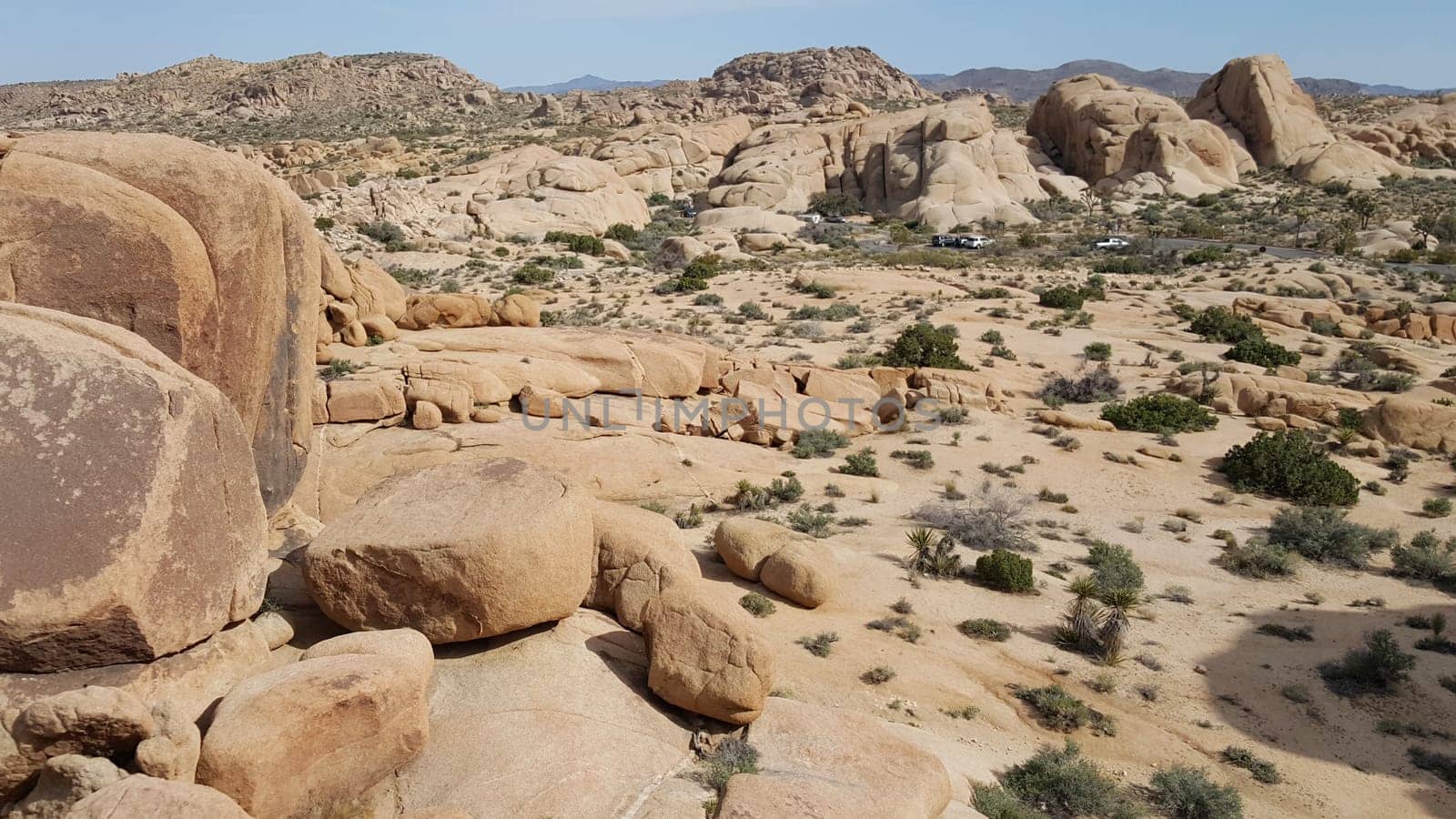 Boulders Landscape in Joshua Tree National Park, California . High quality photo