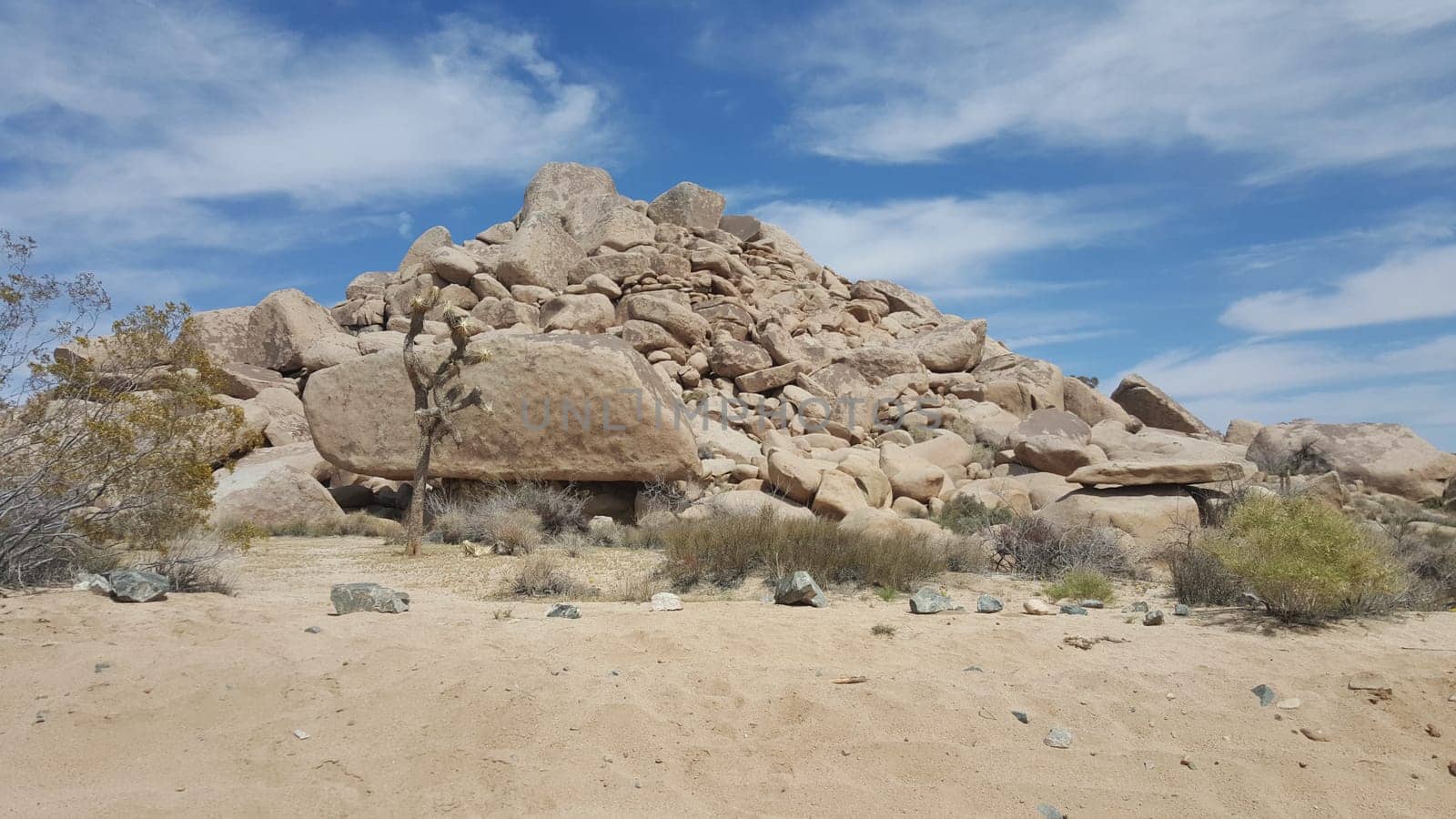 Boulders Landscape in Joshua Tree National Park, California . High quality photo