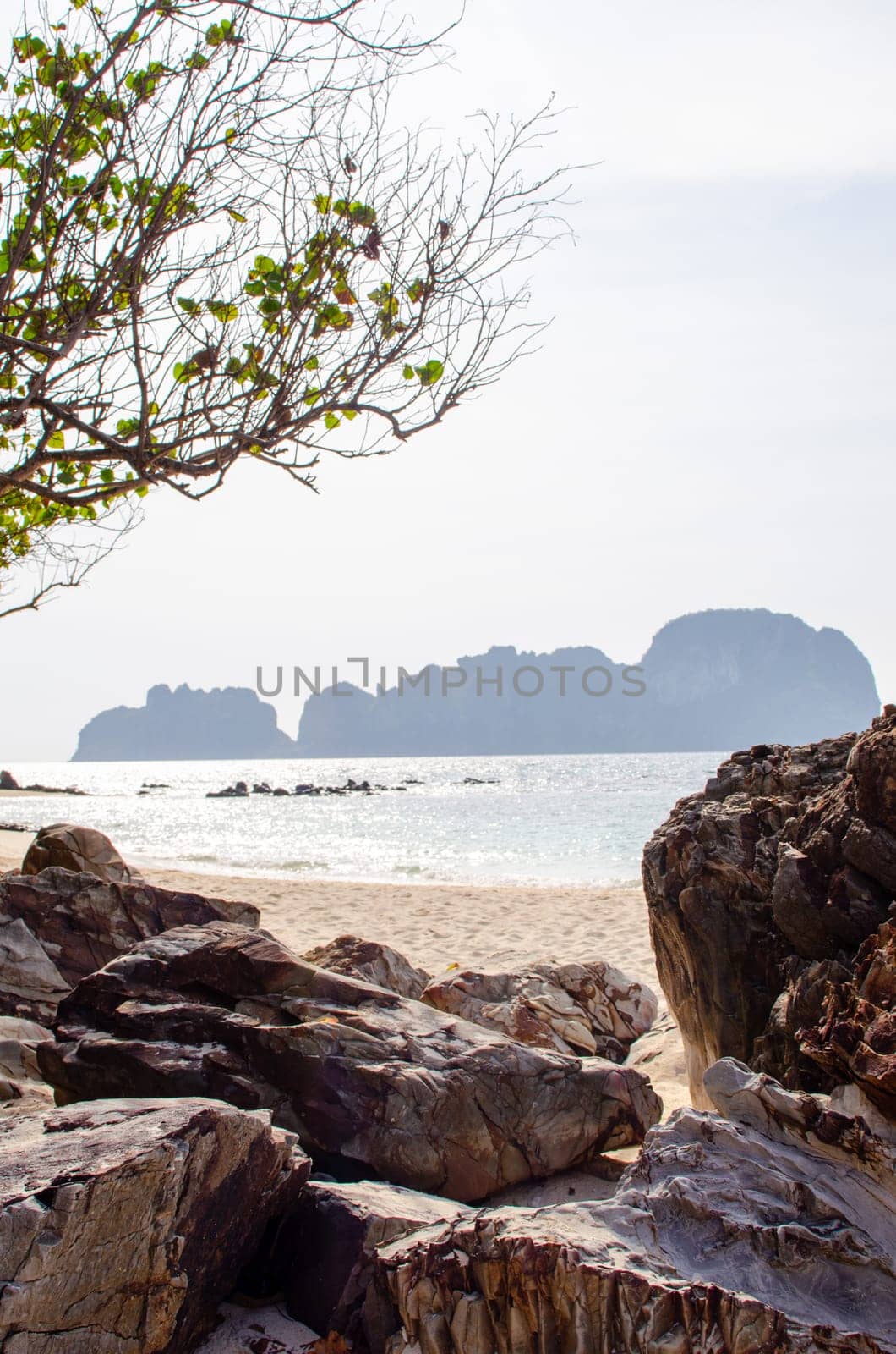 Rocks and stone beach. Thailand nature landscape. by lucia_fox