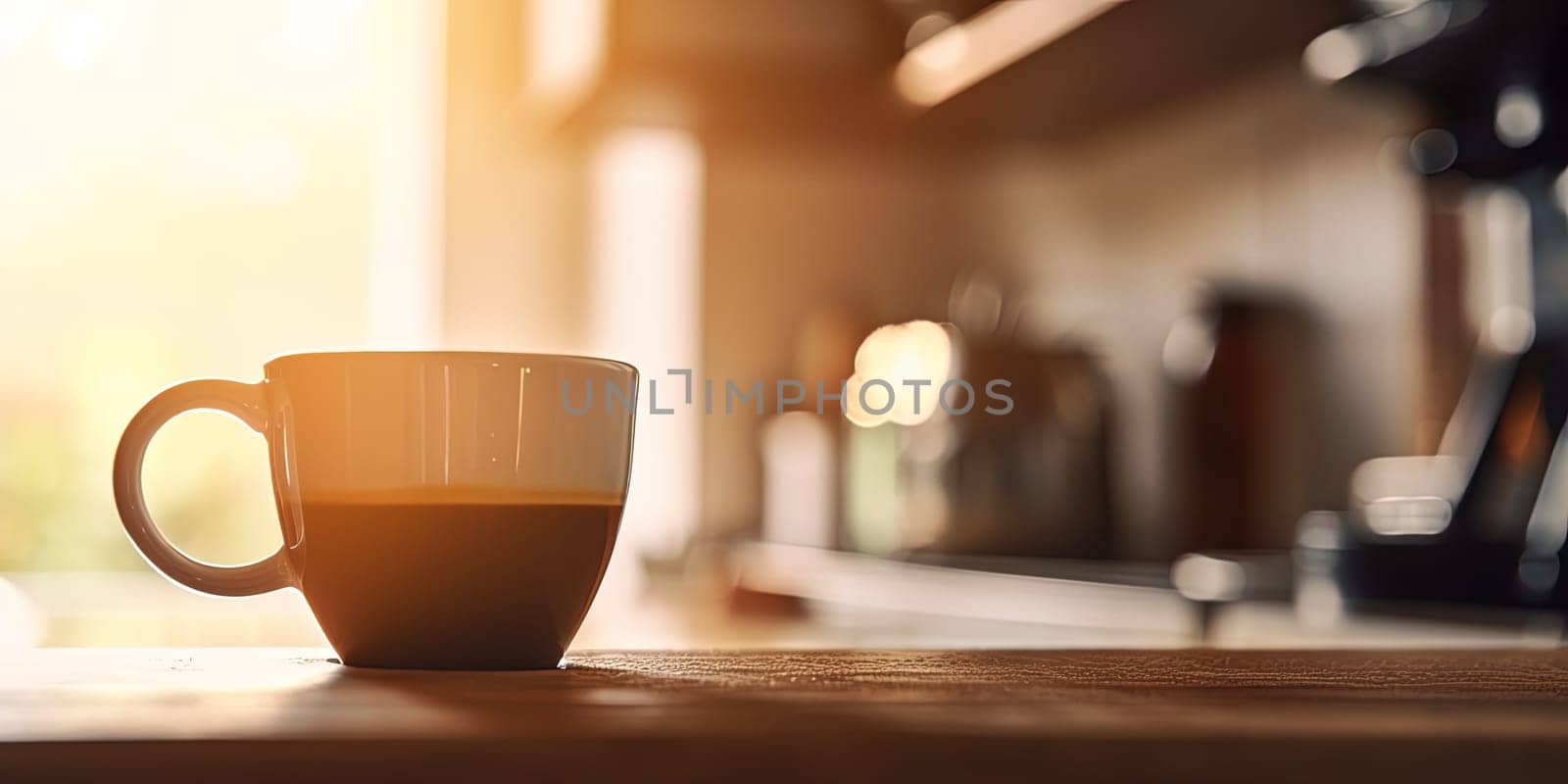 Fresh aromatic cappuccino in a cup by GekaSkr