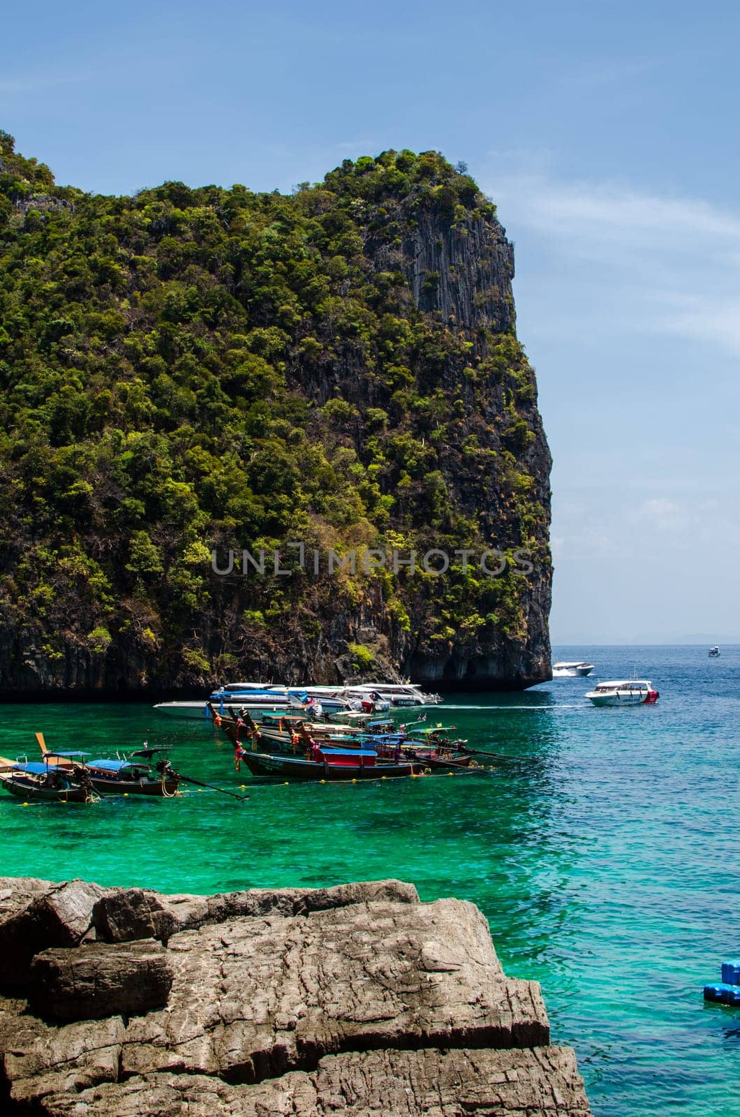 Maya Bay - Beautiful beach in Phi Phi Island - Thailand, March 2024 by lucia_fox