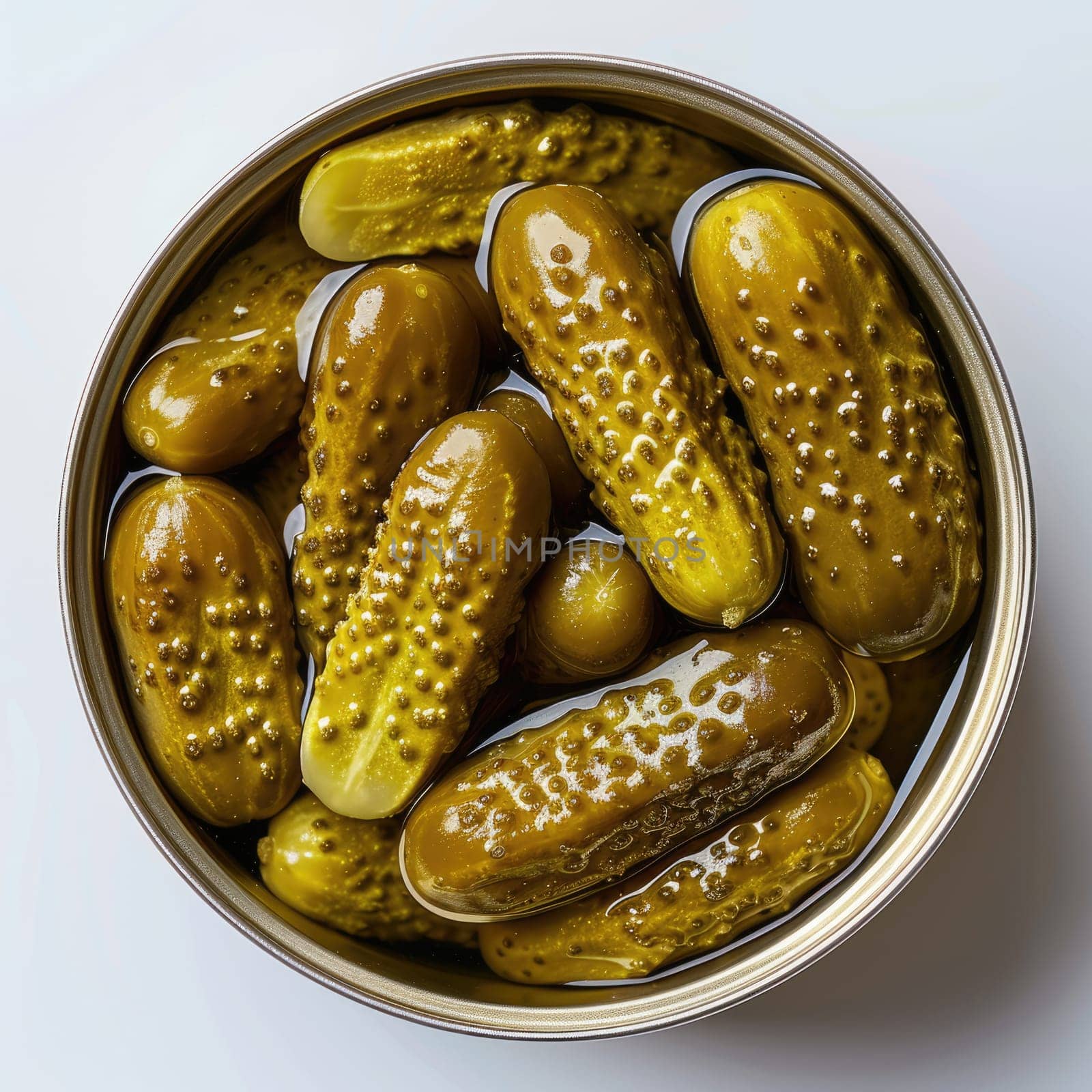 autumn cucumber pickles isolated. ai generated by Desperada