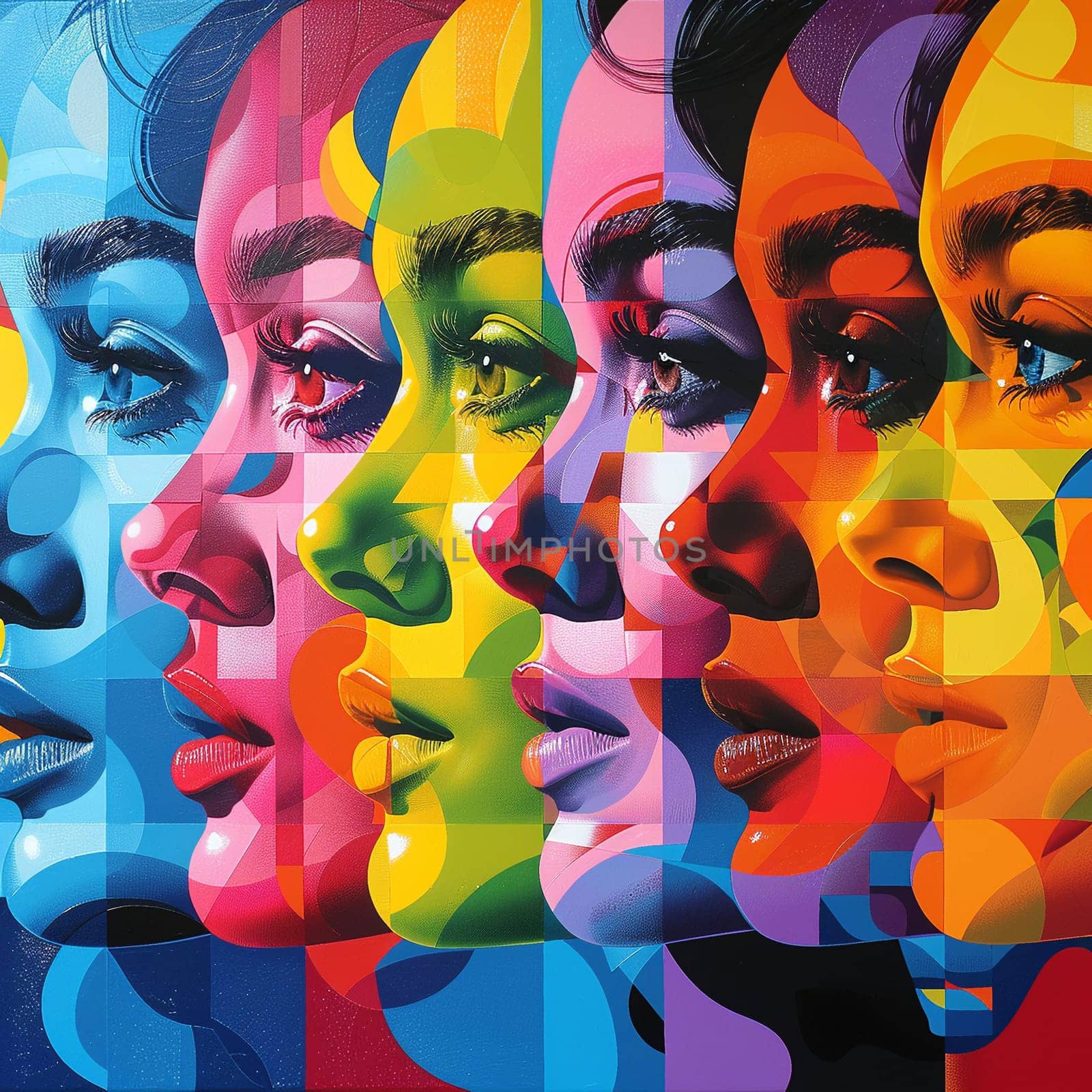Modern pop art piece featuring iconic female figures for Womens Day. by Benzoix