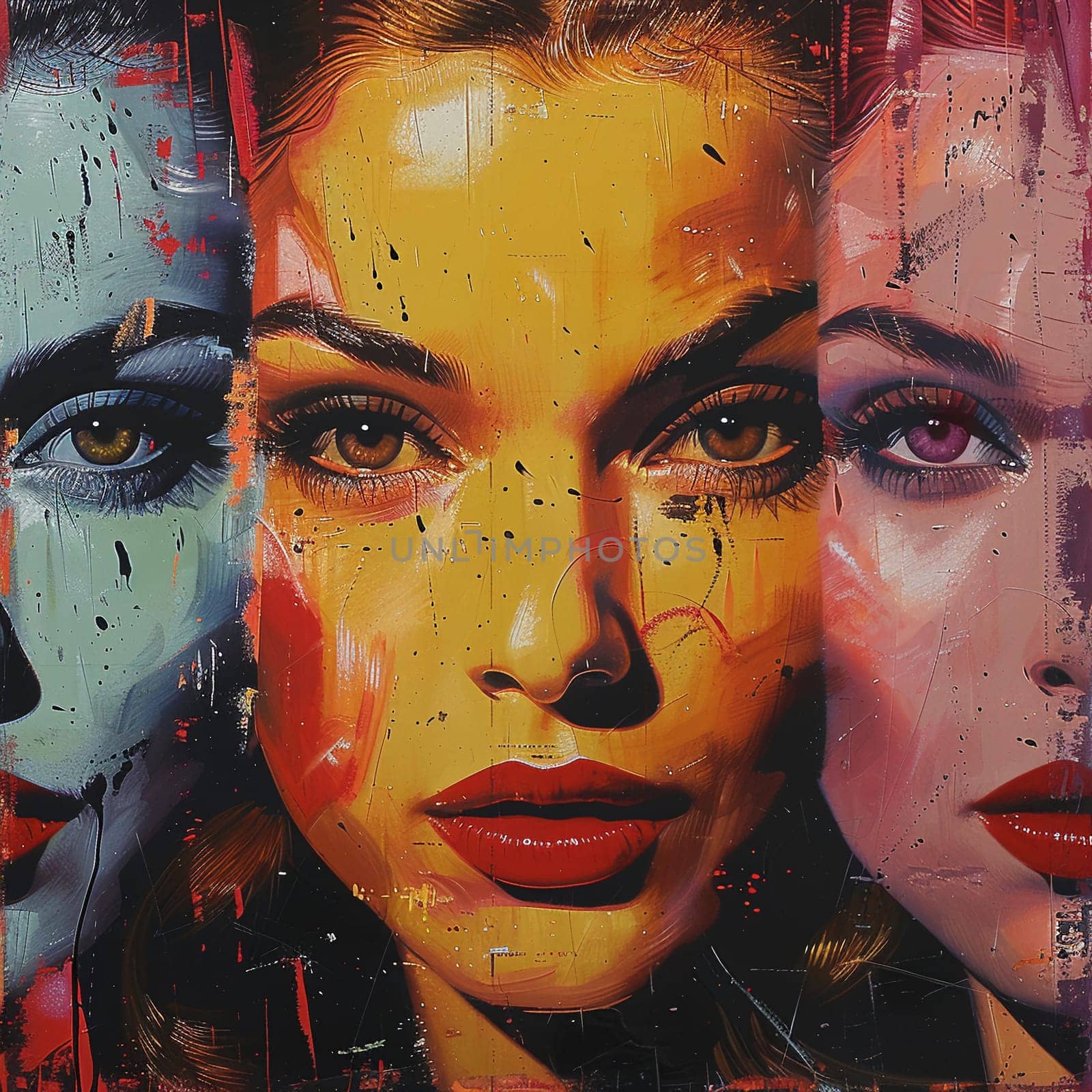 Modern pop art piece featuring iconic female figures for Womens Day. by Benzoix