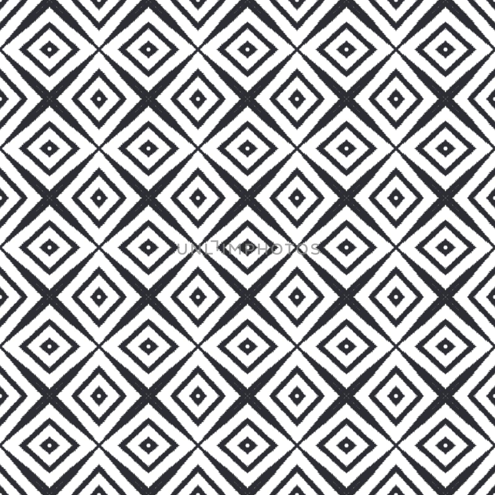 Medallion seamless pattern. Black symmetrical kaleidoscope background. Watercolor medallion seamless tile. Textile ready valuable print, swimwear fabric, wallpaper, wrapping.