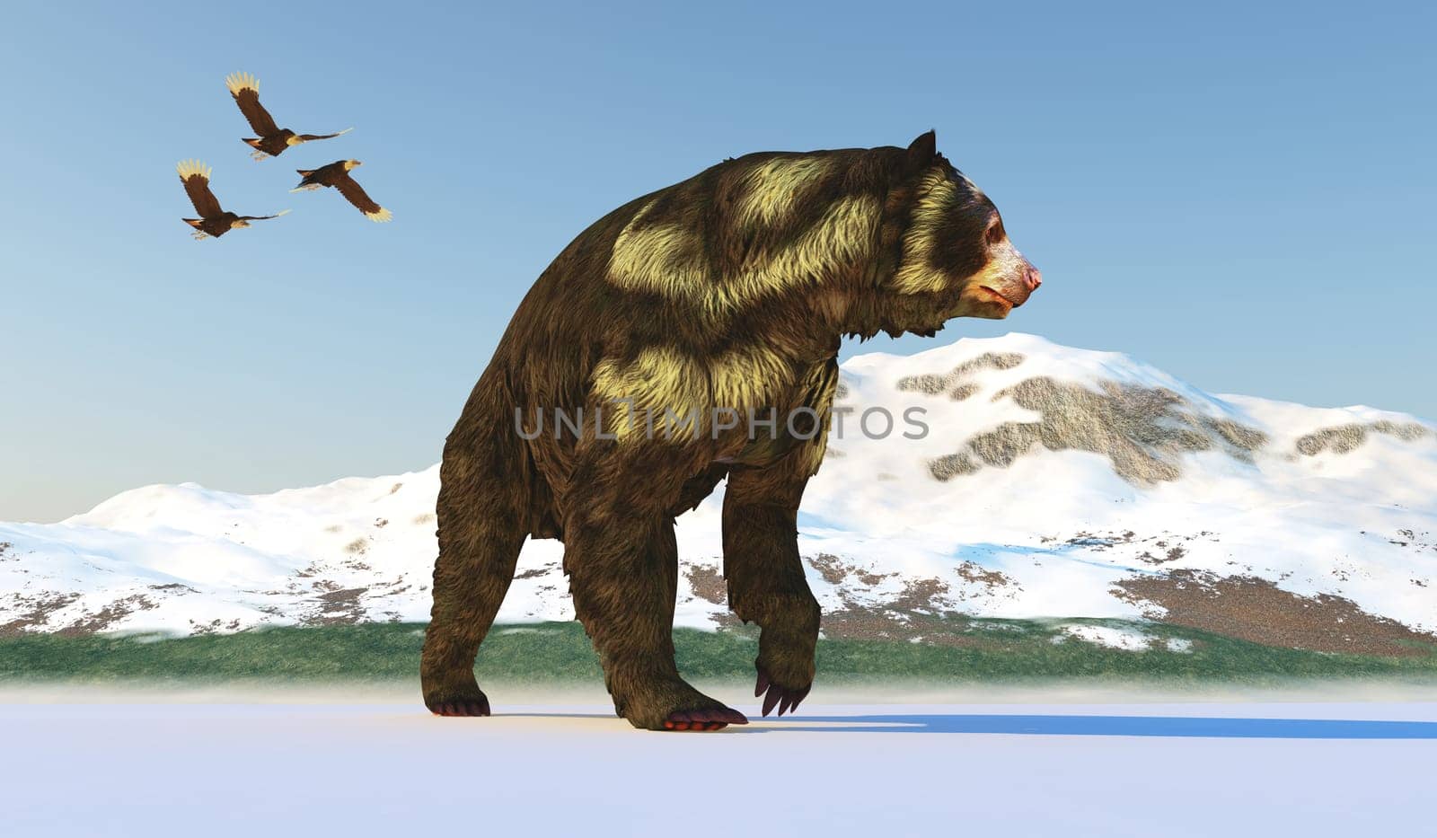 North American Short-Faced Bear by Catmando