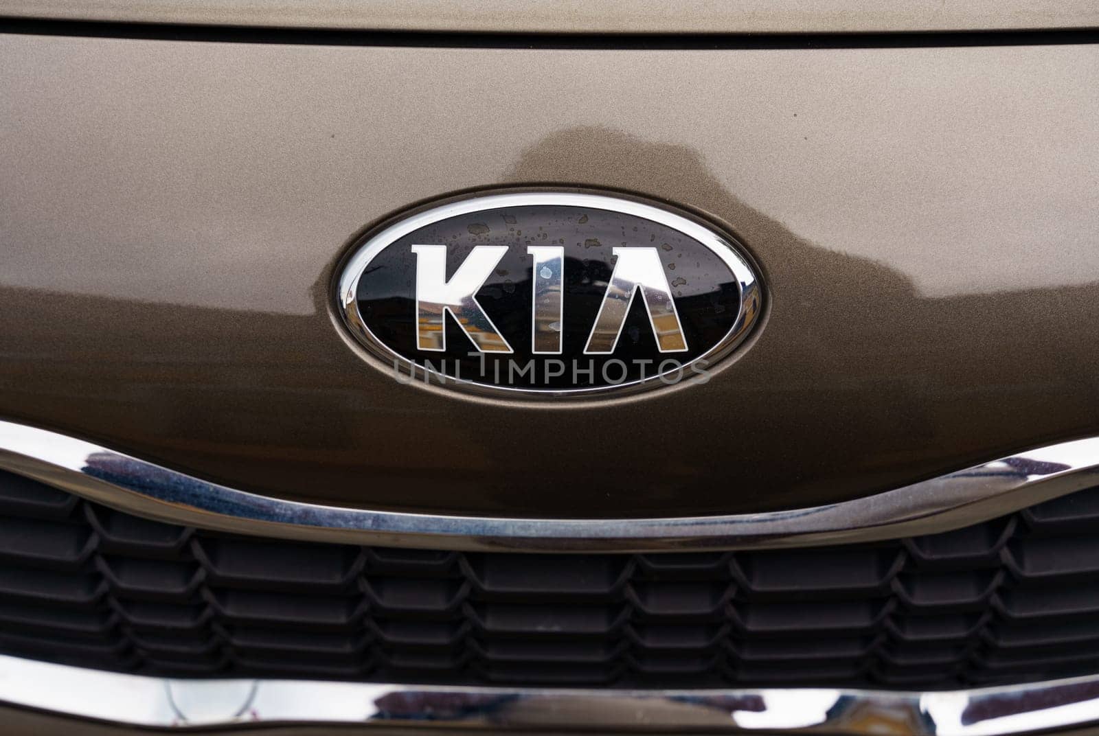 Car company logo - KIA on a car. by Sd28DimoN_1976