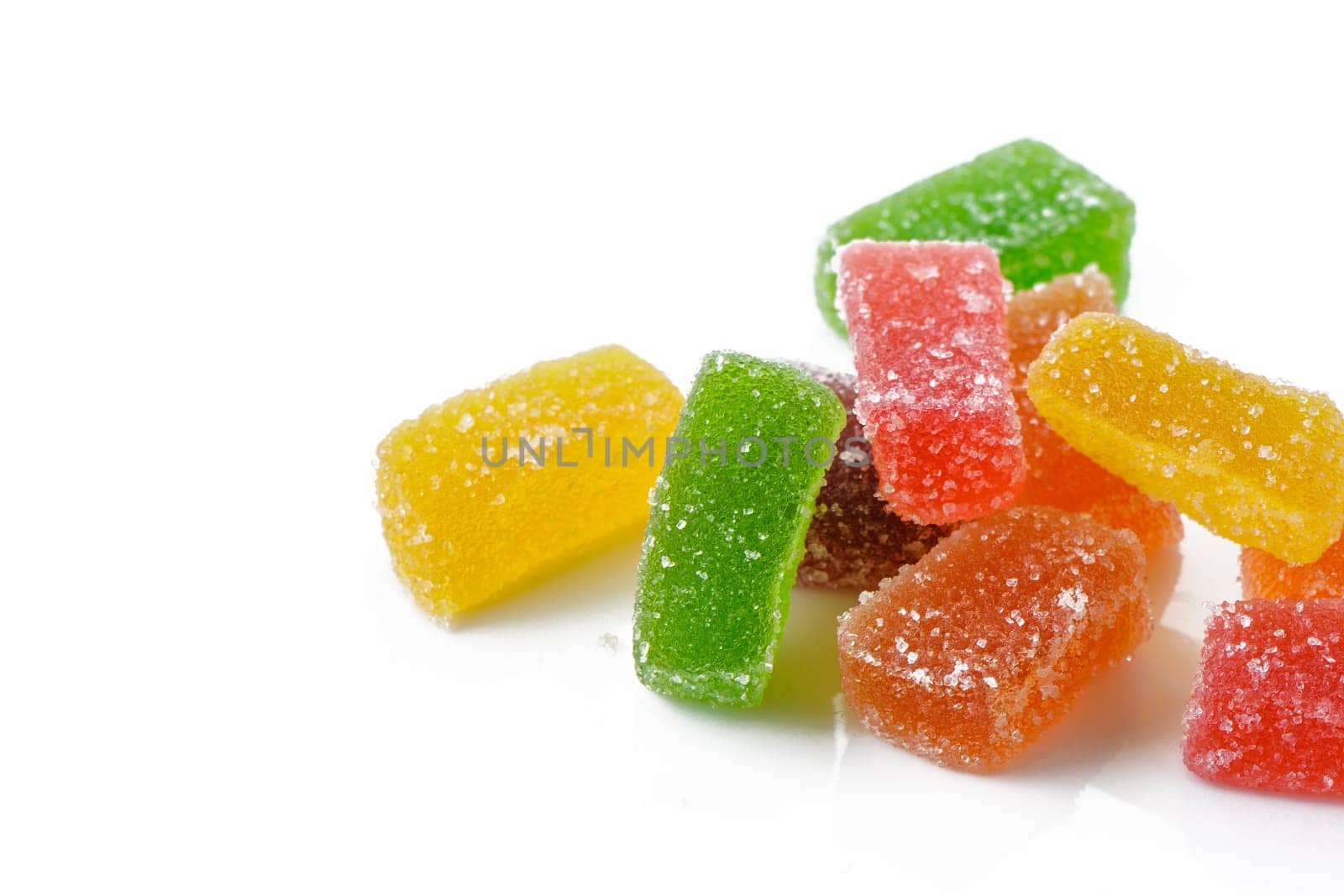 Fruit marmalade isolated on white background with clipping path, collection 2