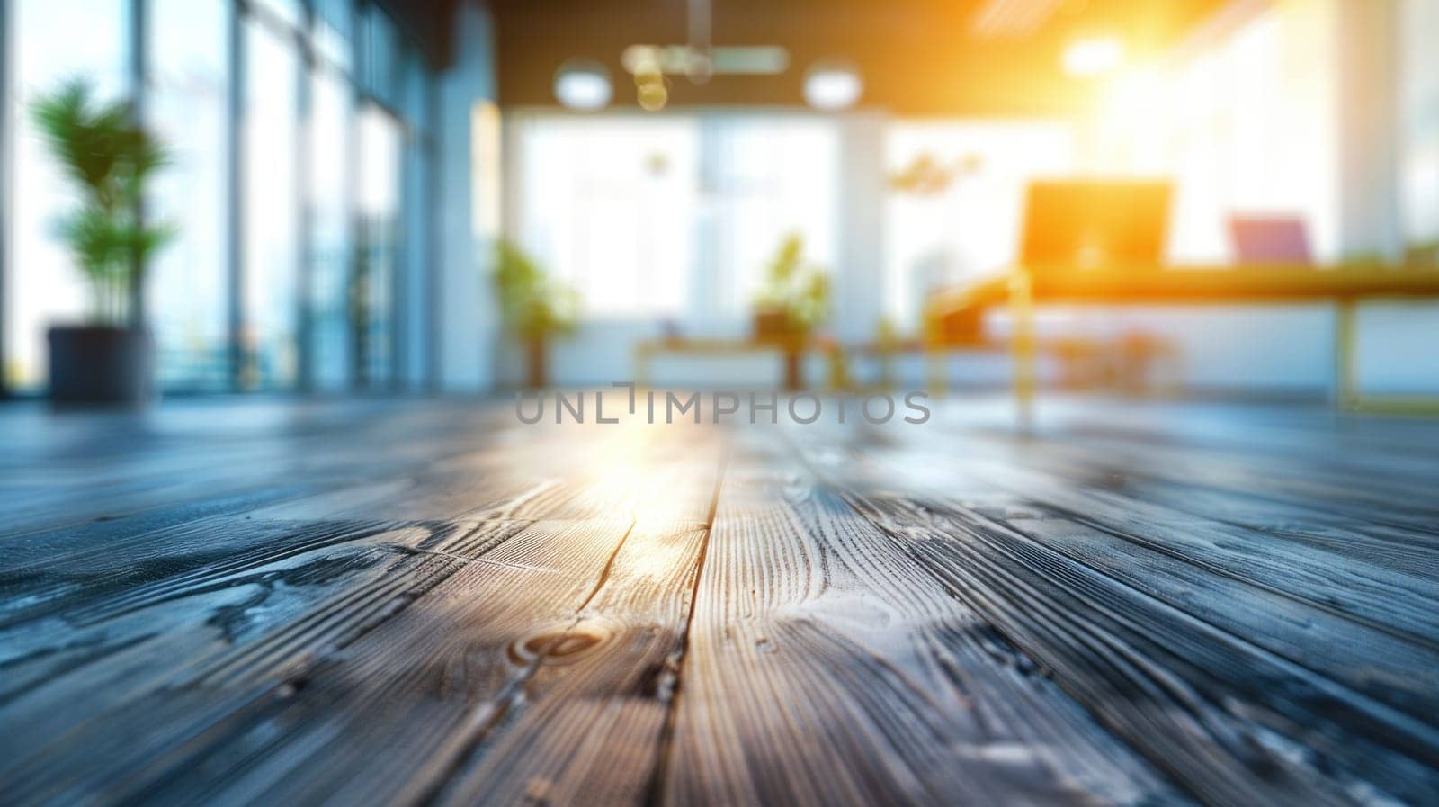 Modern office simple blur background. by golfmerrymaker