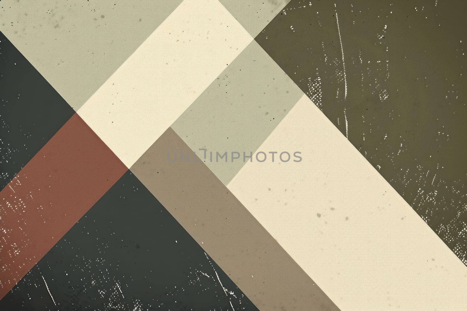 A minimalist geometric design earth tone color.