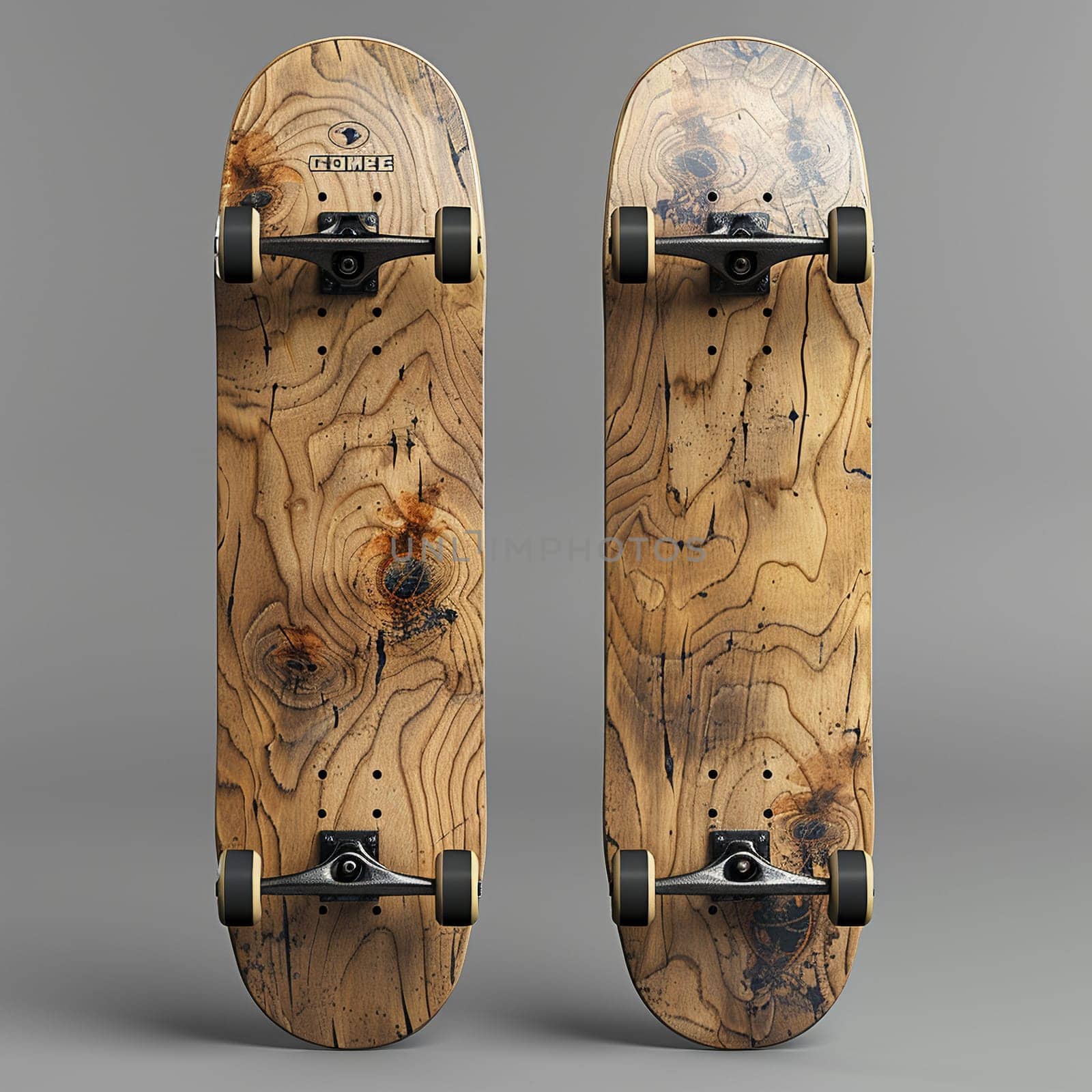 Clean Skateboard Mockup by Benzoix