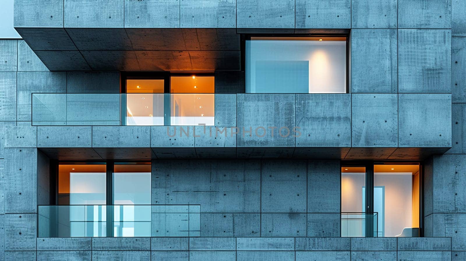 Modern architectural detail of building by Benzoix