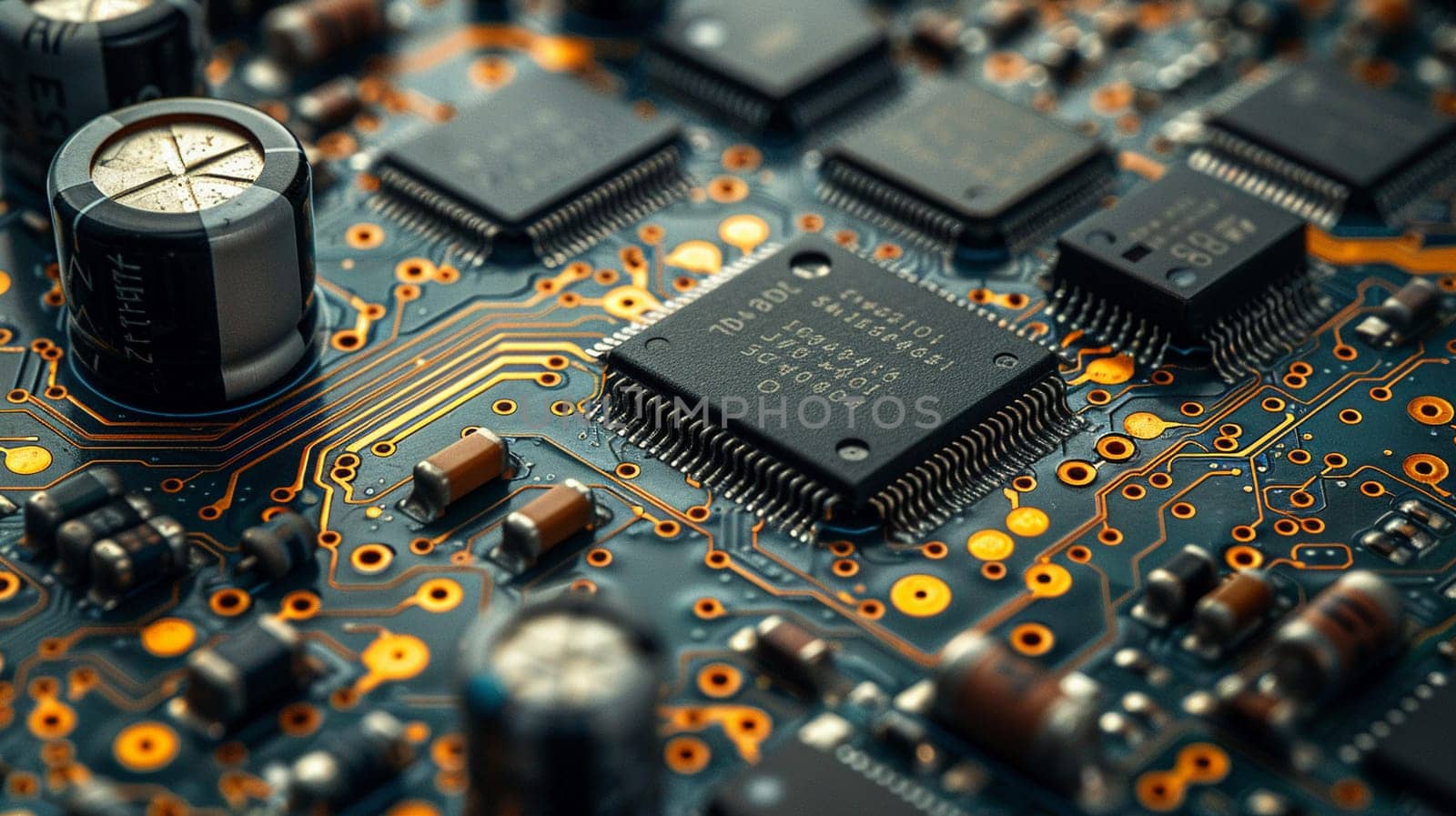 Detailed image of circuit board by Benzoix