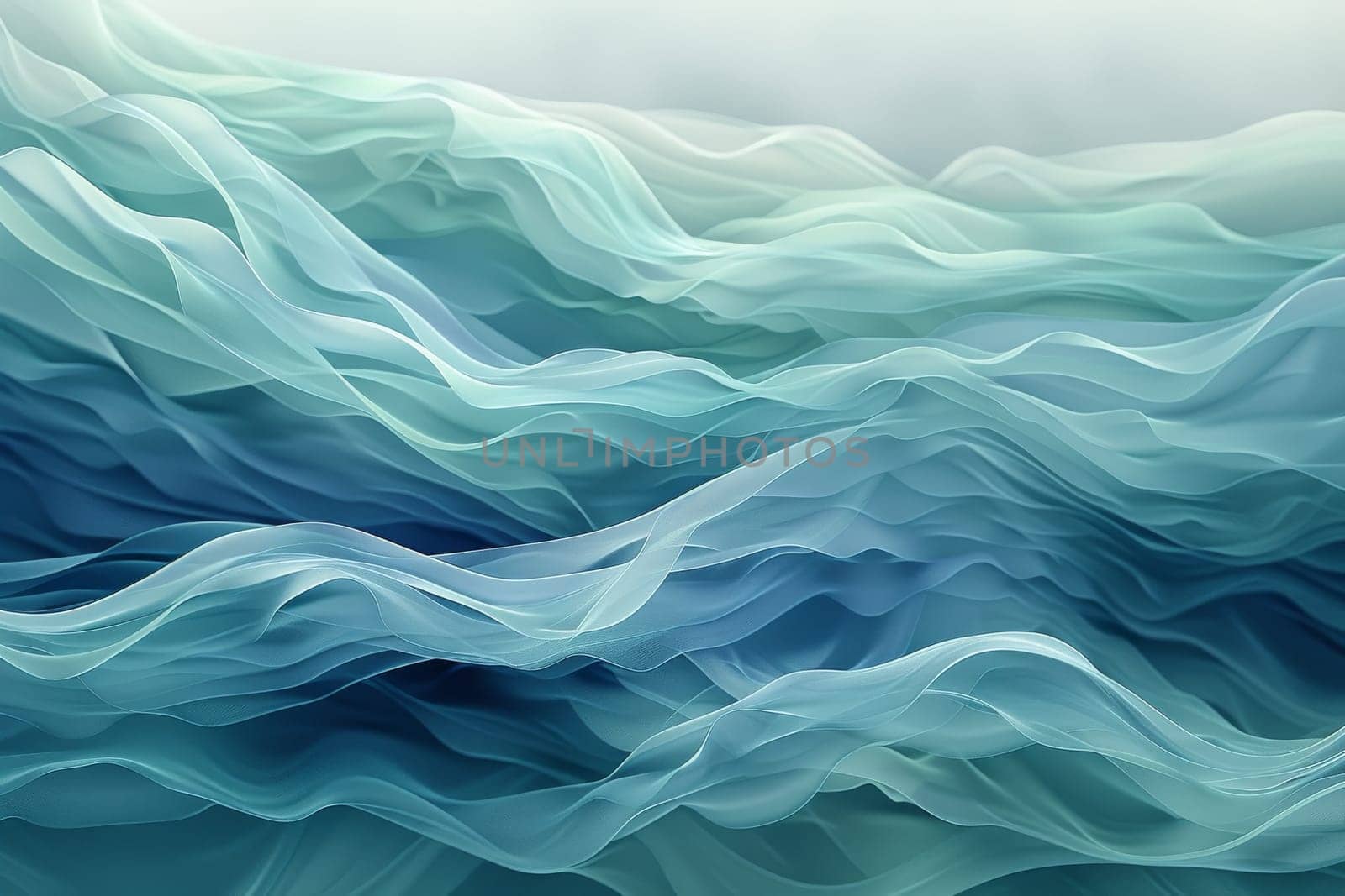 A painting of a body of water with waves and gold. Background by itchaznong