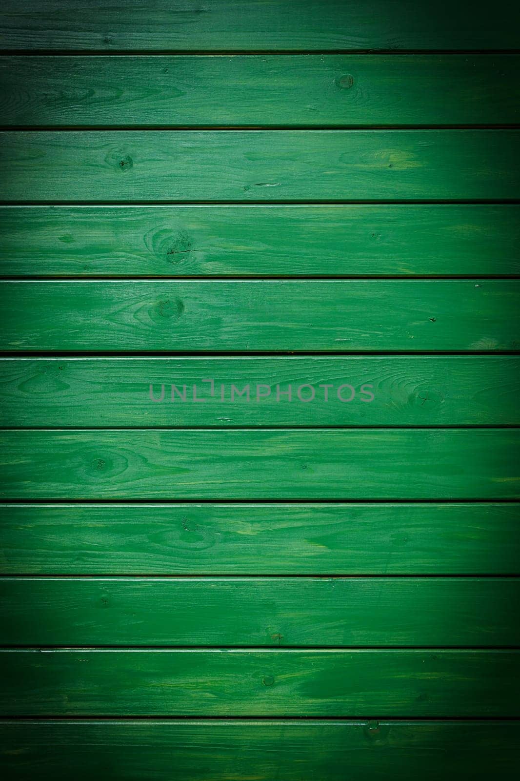 Wooden background. Old green painted wooden plank surface, aged weathered cracked boards. Grunge shabby texture, wallpaper, backdrop by Mixa74