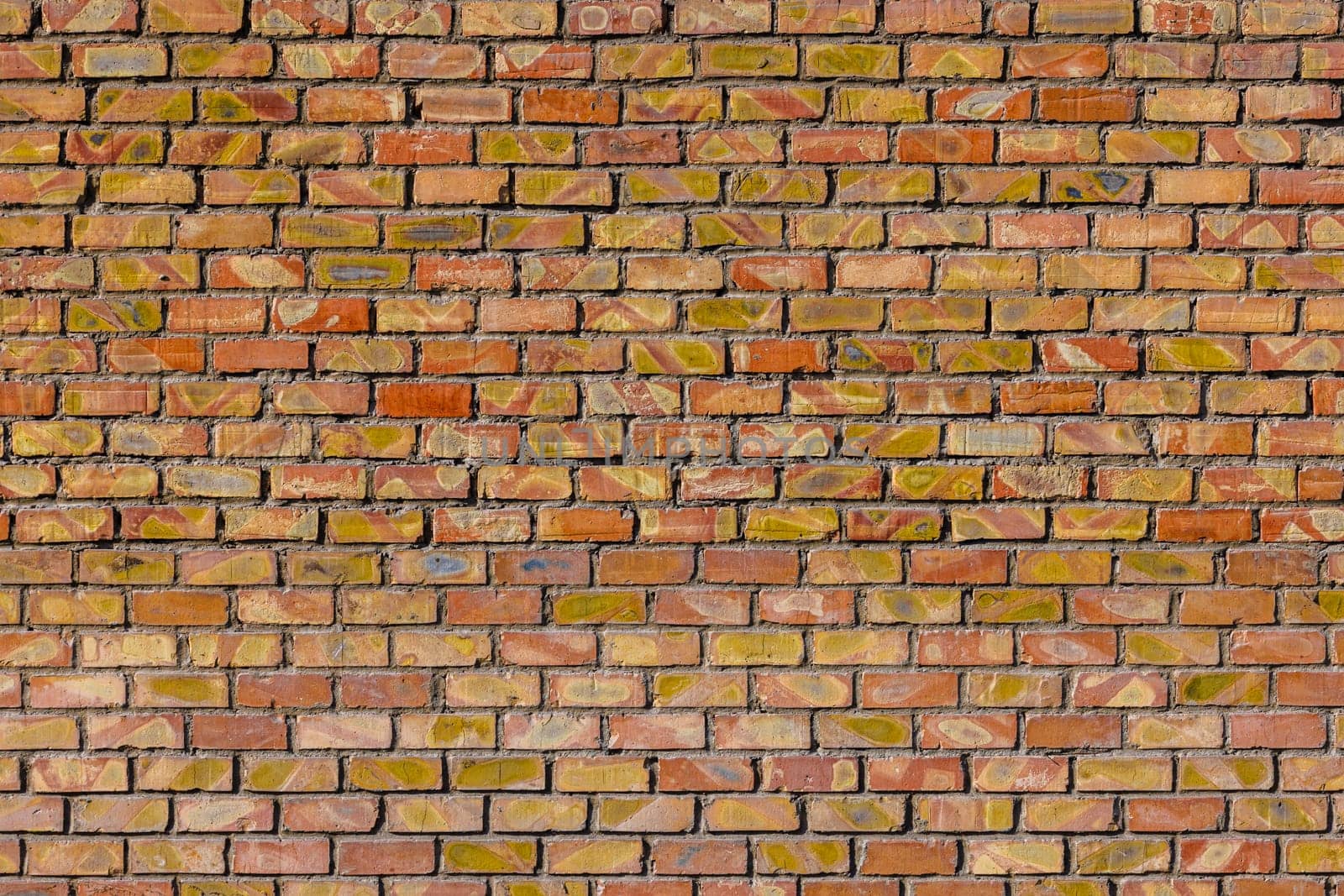 flat brick wall texture and background with diagonal bricks storage imprints by z1b