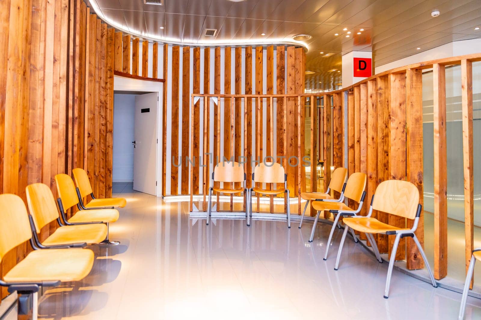 Empty waiting room of a ophthalmology clinic by Huizi