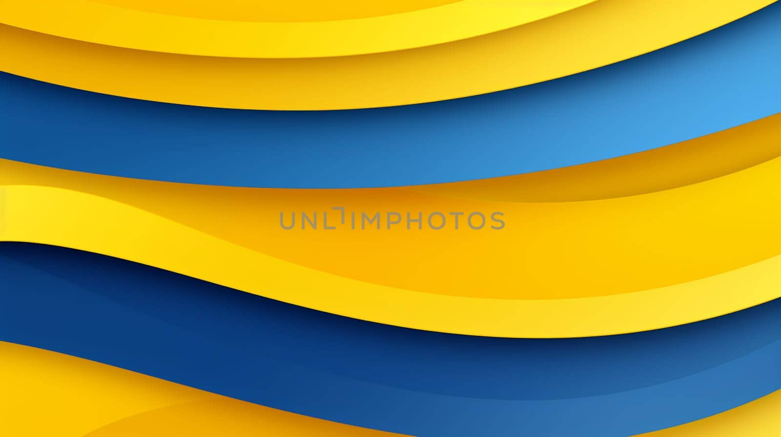 abstract background with colorful smooth wavy lines. Vector illustration. Generate AI