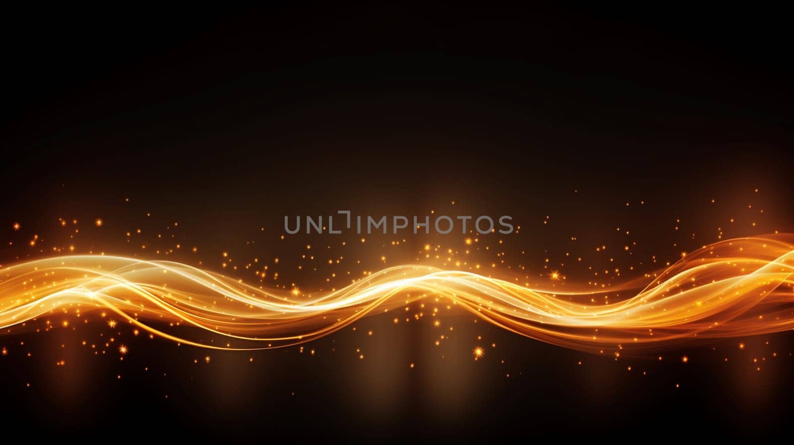 Futuristic background with glowing lines and bokeh effect. 3d rendering , Generate AI