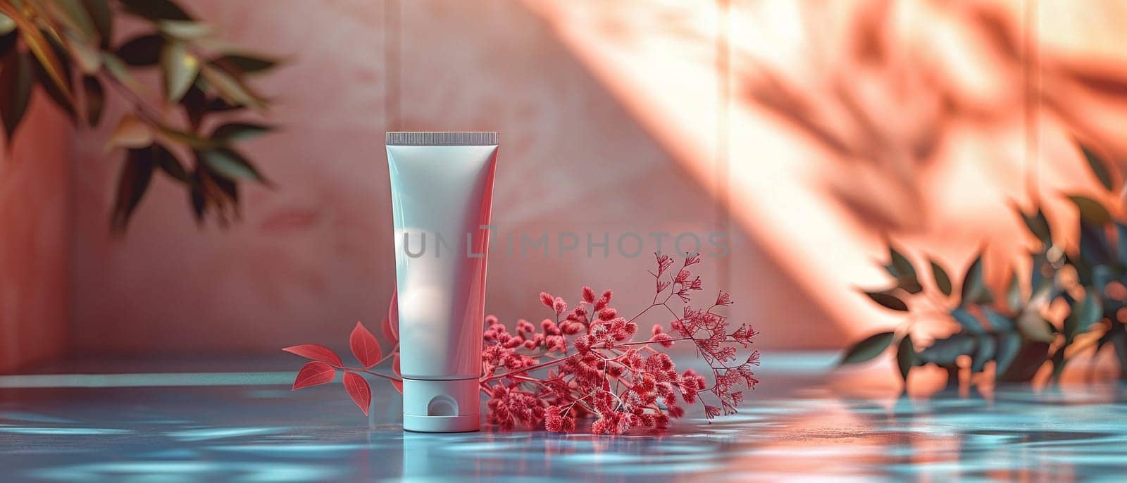 Empty Cosmetic Tube Mockup by Benzoix