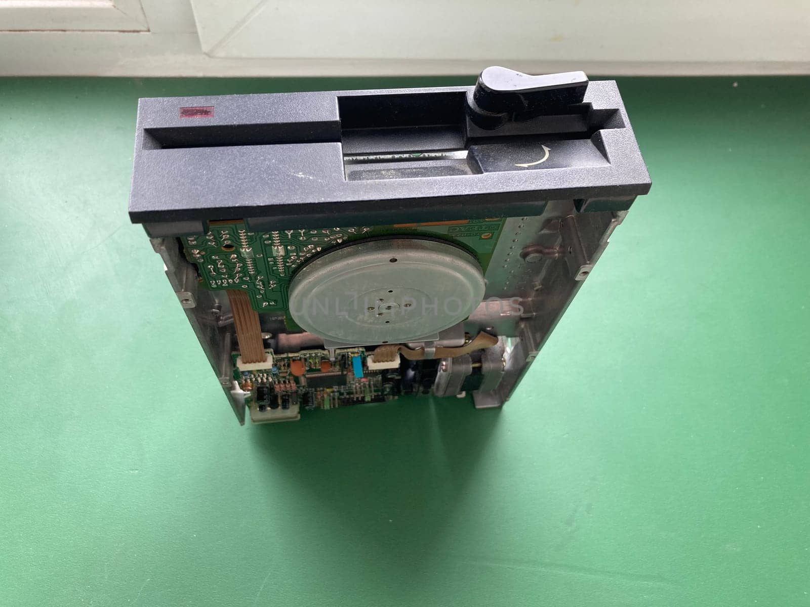 Floppy computer retro disk drive for storing information