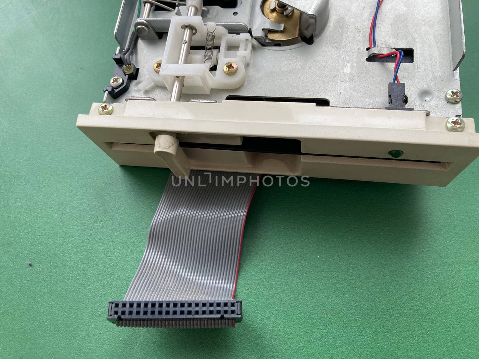 Floppy computer retro disk drive for storing information
