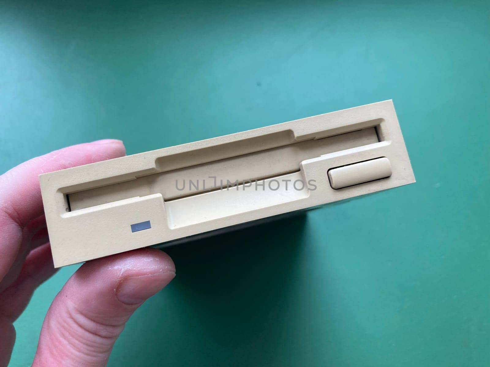 Floppy computer retro disk drive for storing information