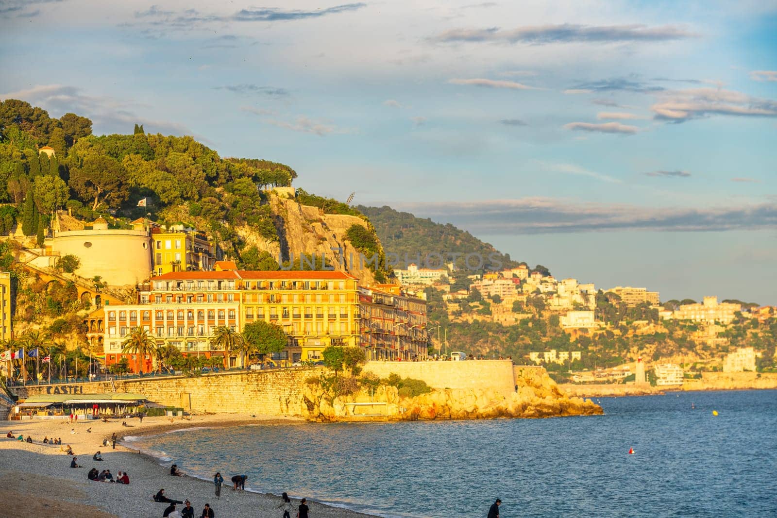 Panoramic view of Nice, France by vladispas