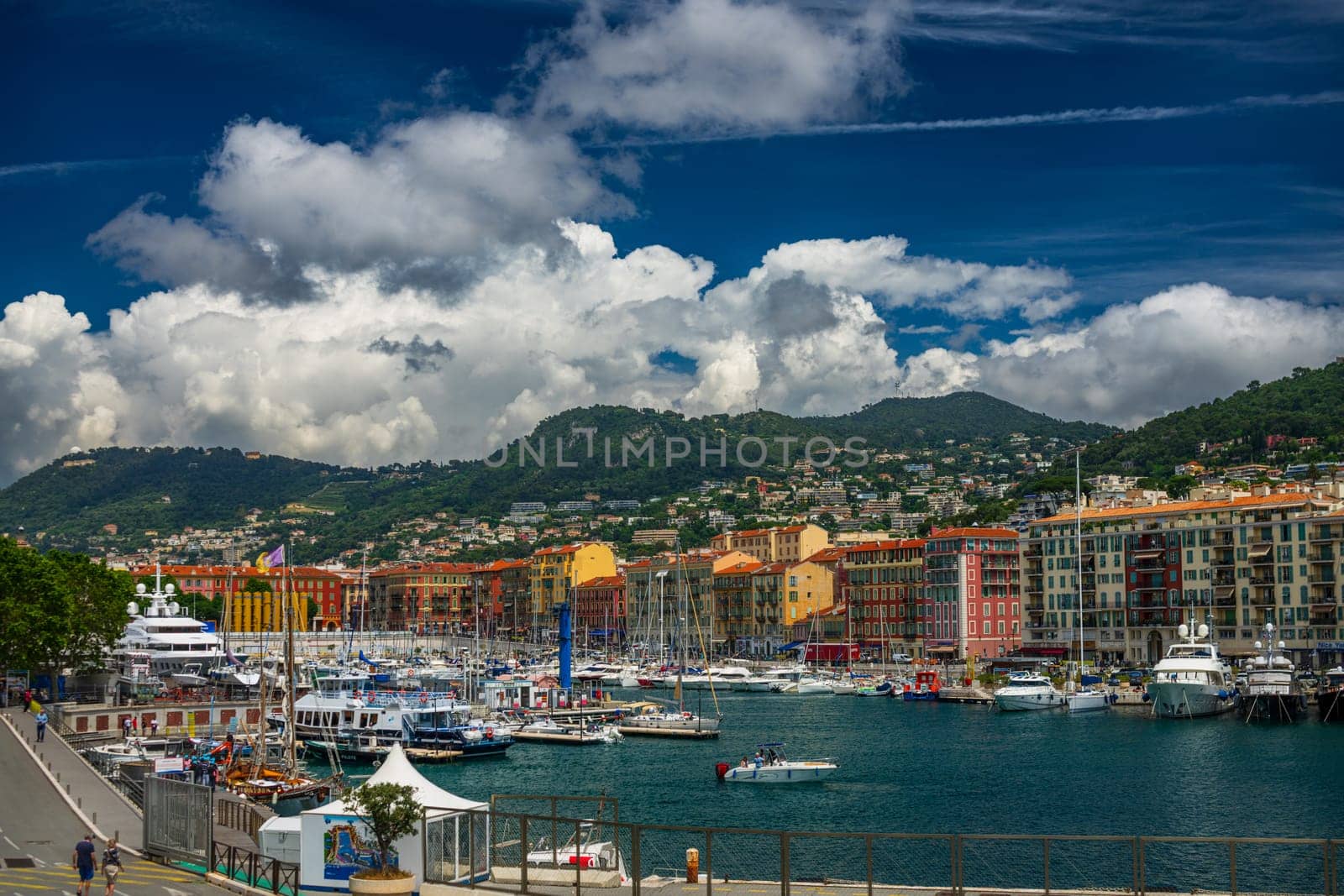 Nice Marina, France, Cote d'Azur by vladispas