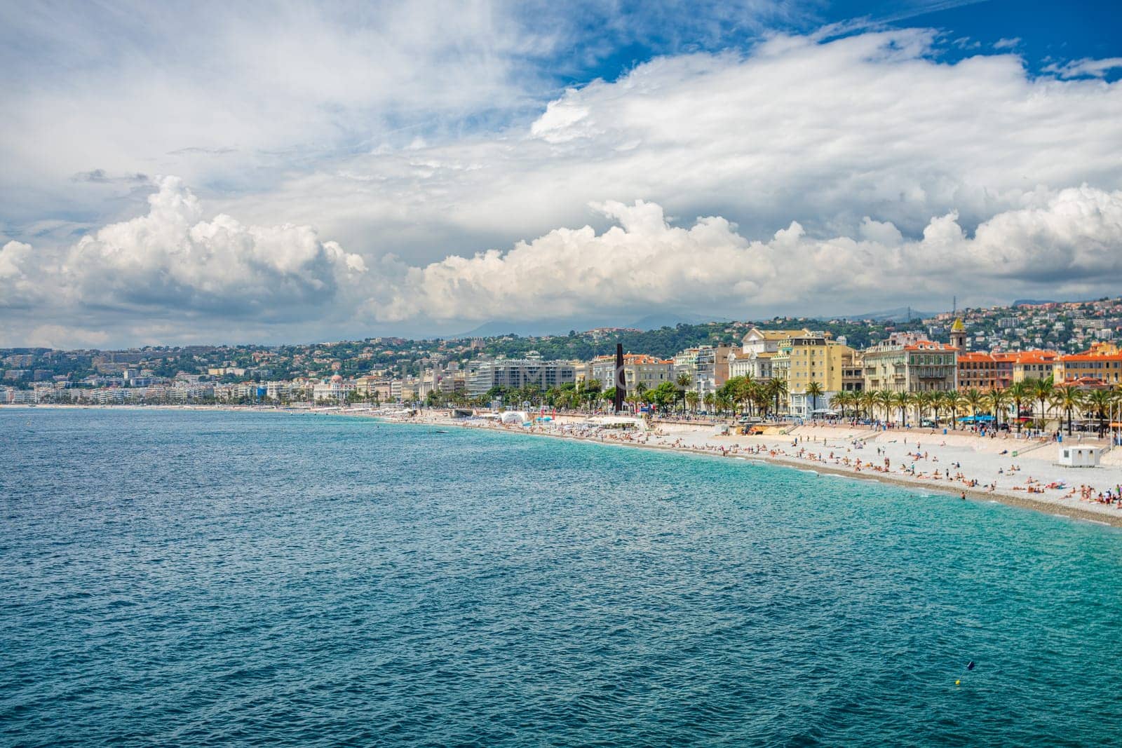 Panoramic view of Nice, France, Cote d'Azur, French Riviera