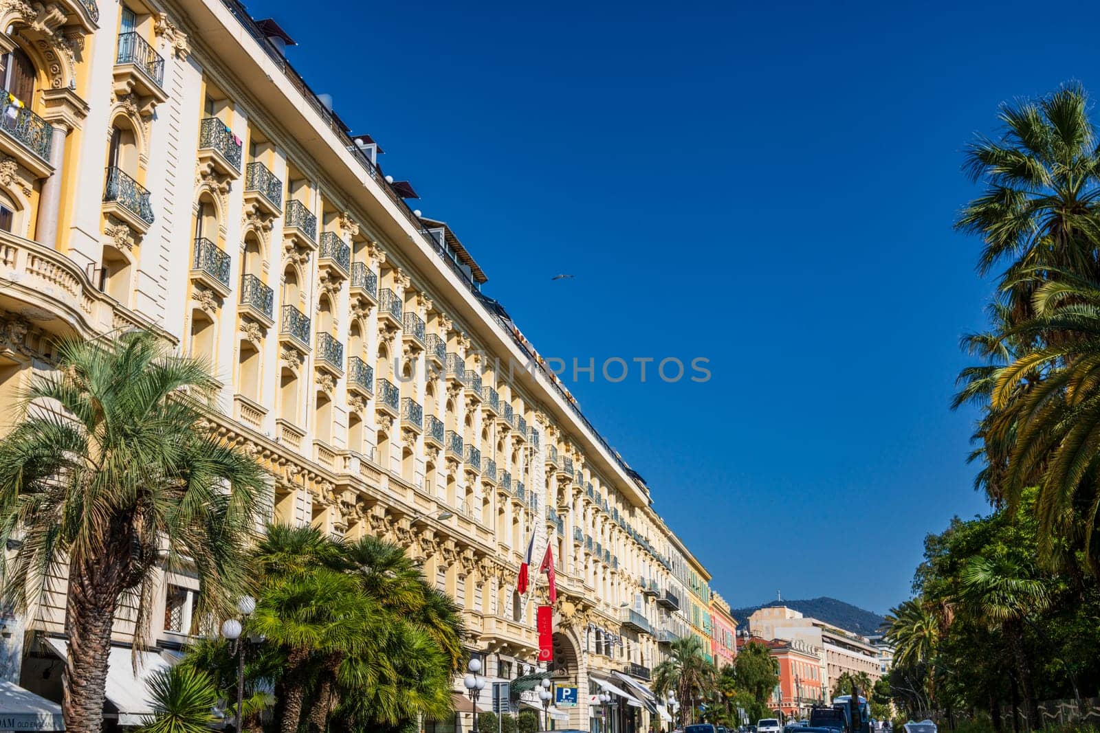 Iconic landmarks of Nice, France, Cote d'Azur, French Riviera