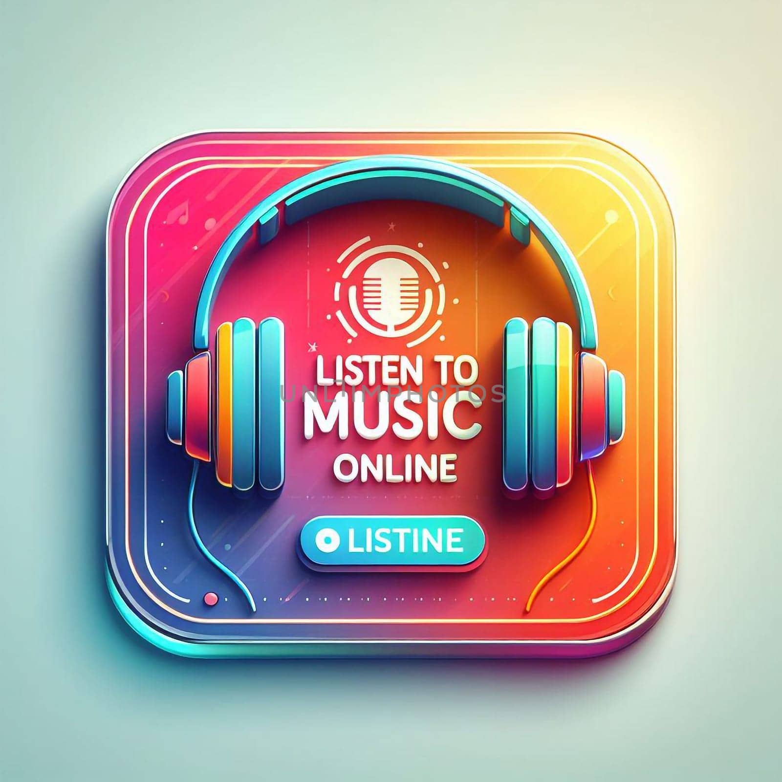 Listen to music and podcasts online the logo