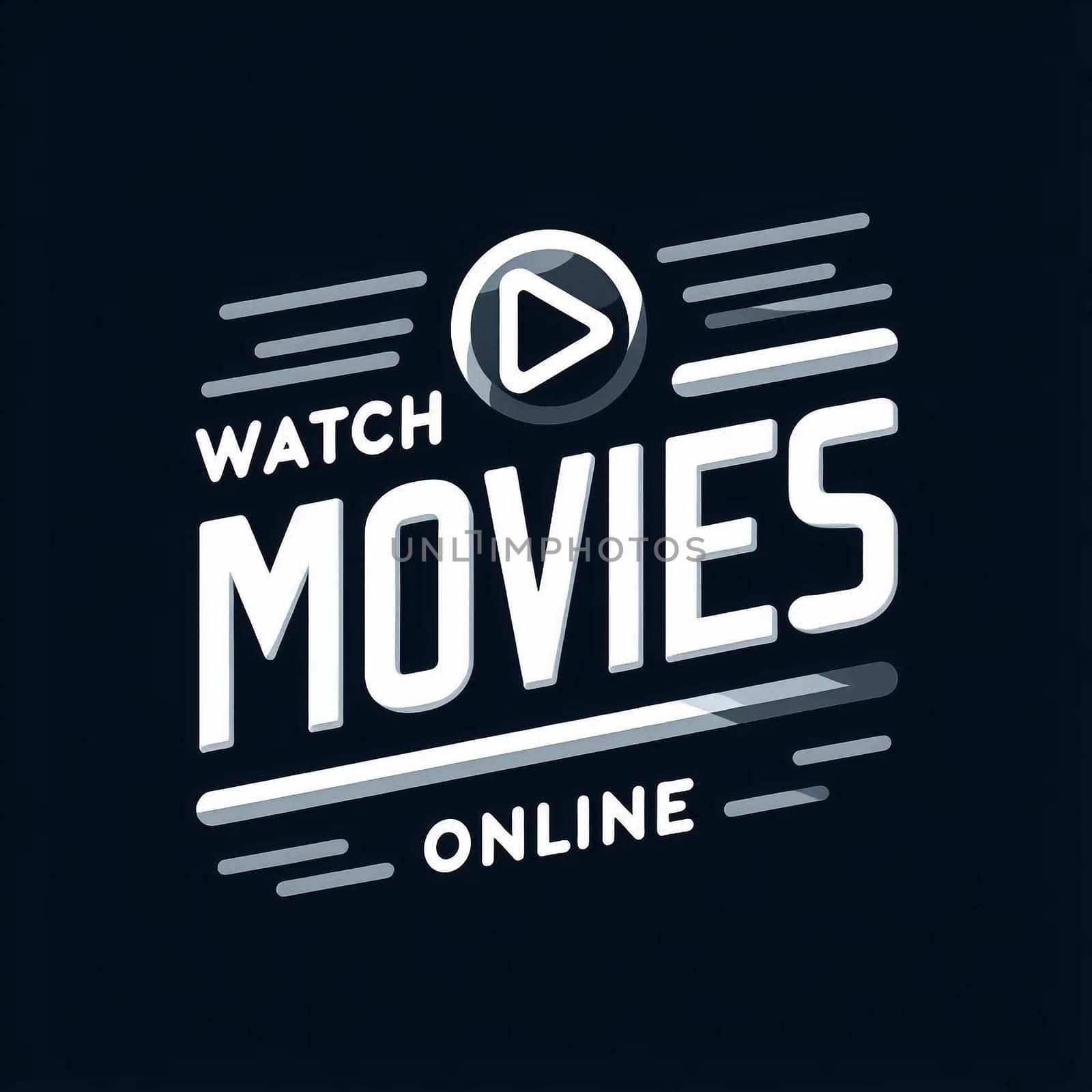 Watch movies and TV series online logo by architectphd