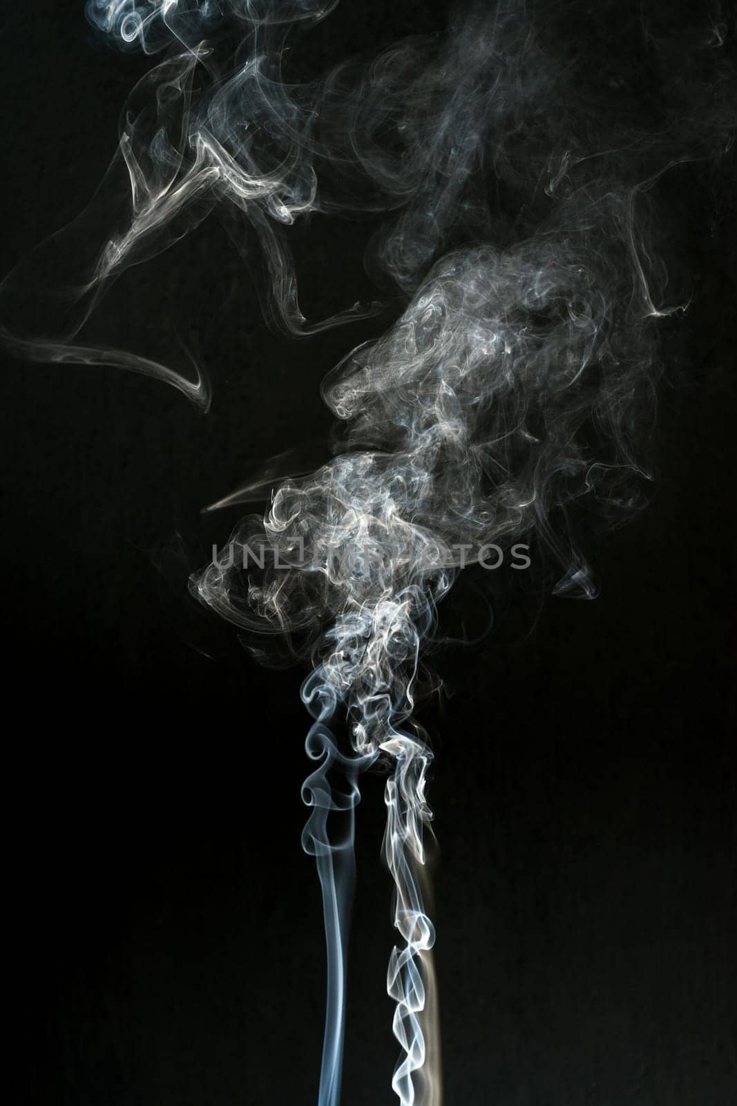 smoke cloud with black background. fog texture - image