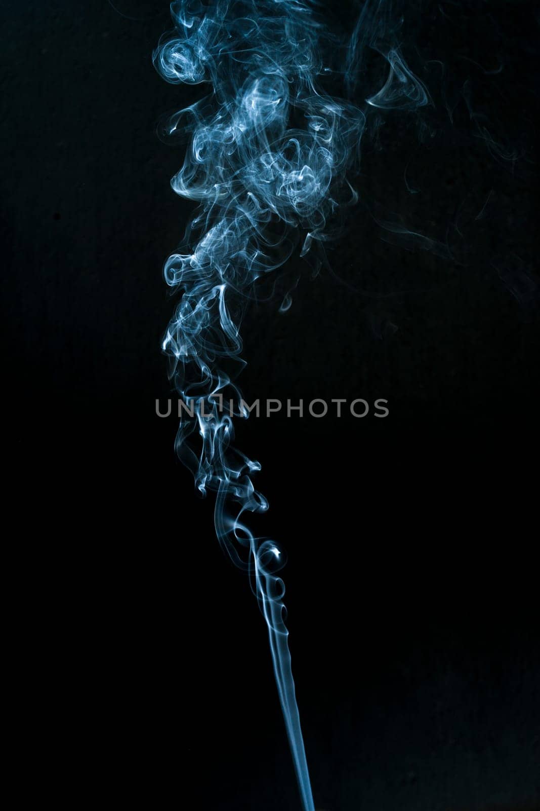 smoke cloud with black background. fog texture - image