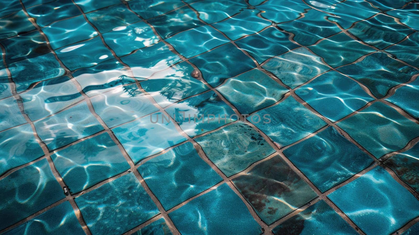 Tiles for facing the pool. Ceramic tiles. Texture for facing walls of the pool by natali_brill