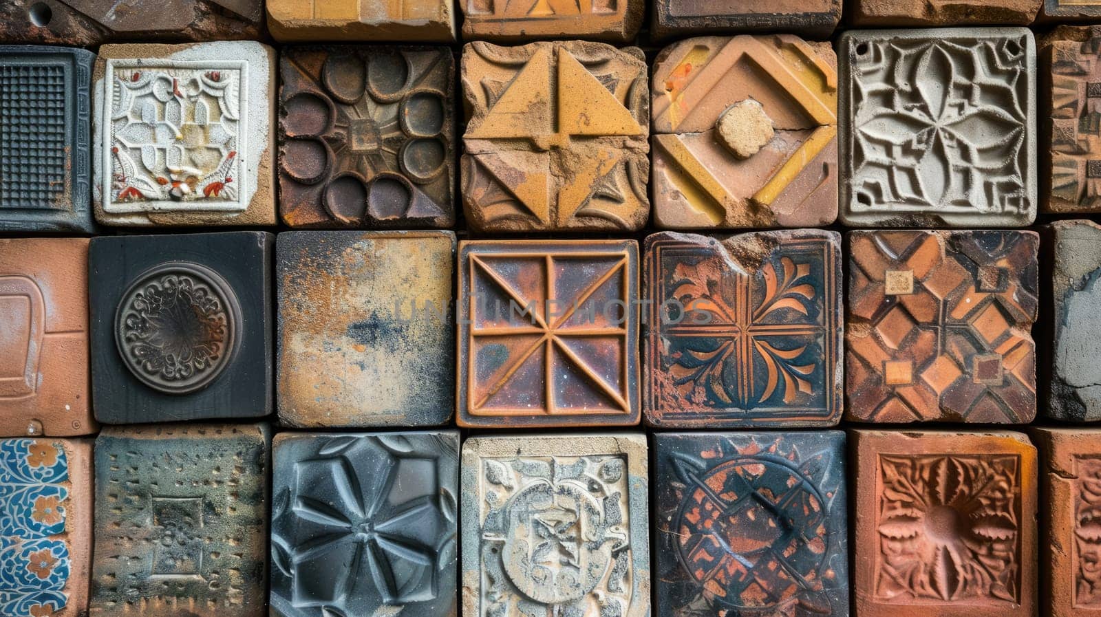 Tiles of different shapes and sizes by natali_brill