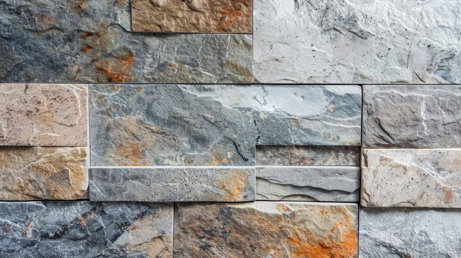 Natural stone tiles for the interior of rooms or terraces AI