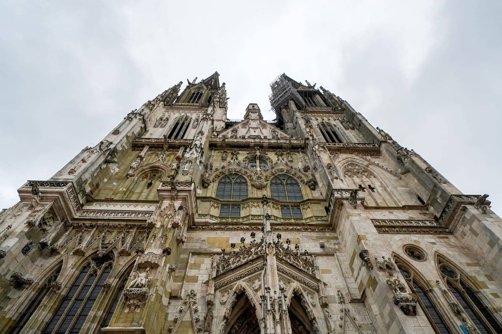 Buildings in the Old Town of Regensburg - Bavaria. UNESCO world heritage site in Germany by AndreaIzzotti