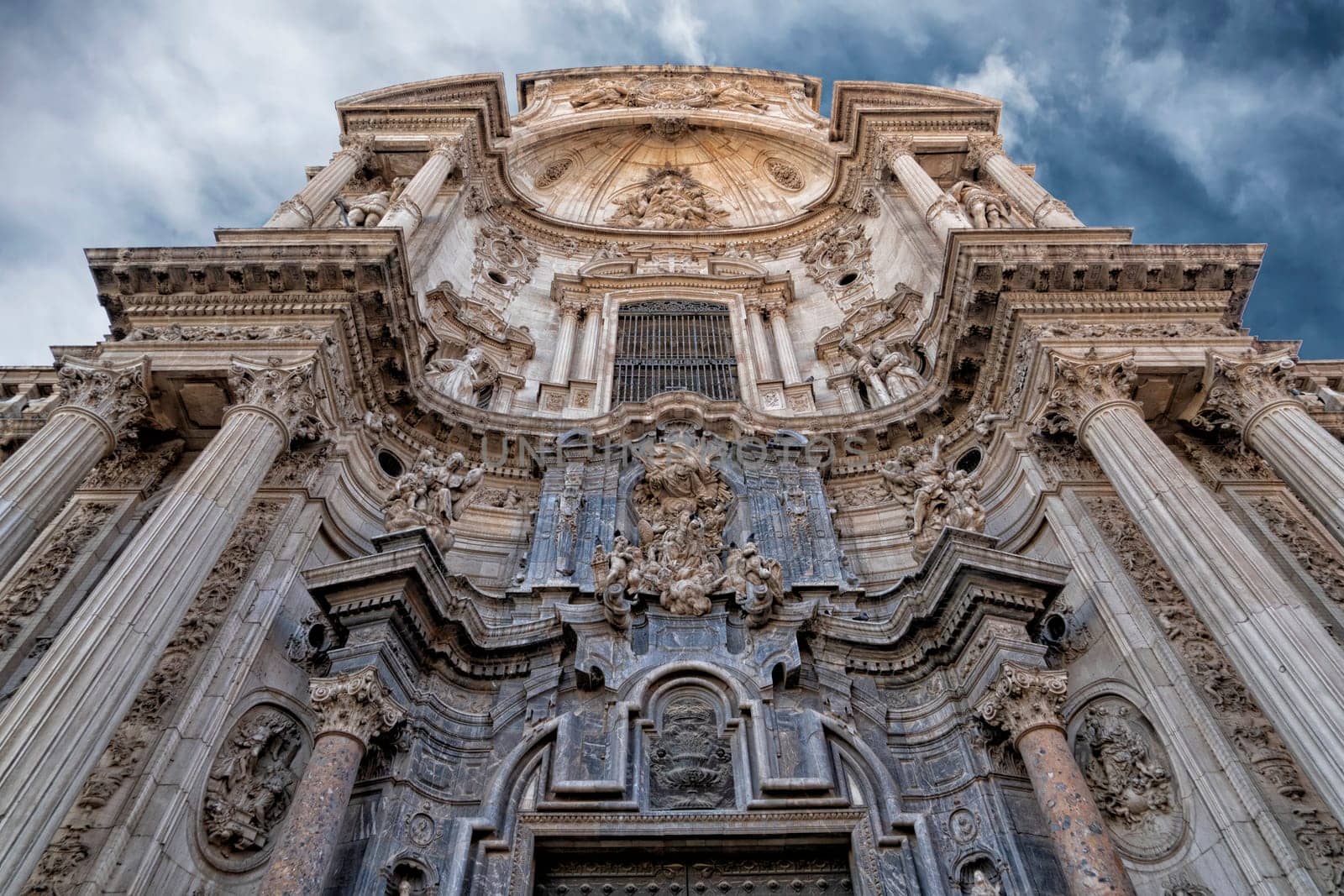 murcia cathedral spain exterior view by AndreaIzzotti