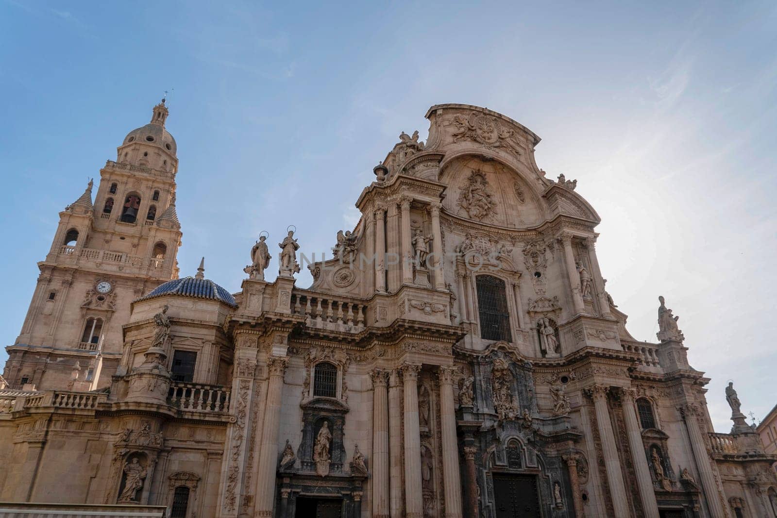Murcia baroque cathedral spain exterior view