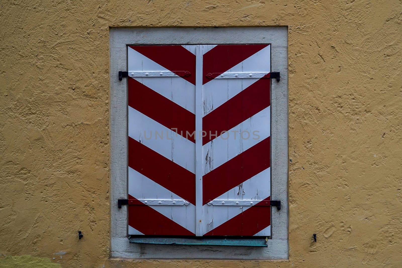 Buildings in the Old Town of Regensburg - Bavaria. UNESCO world heritage site in Germany detail