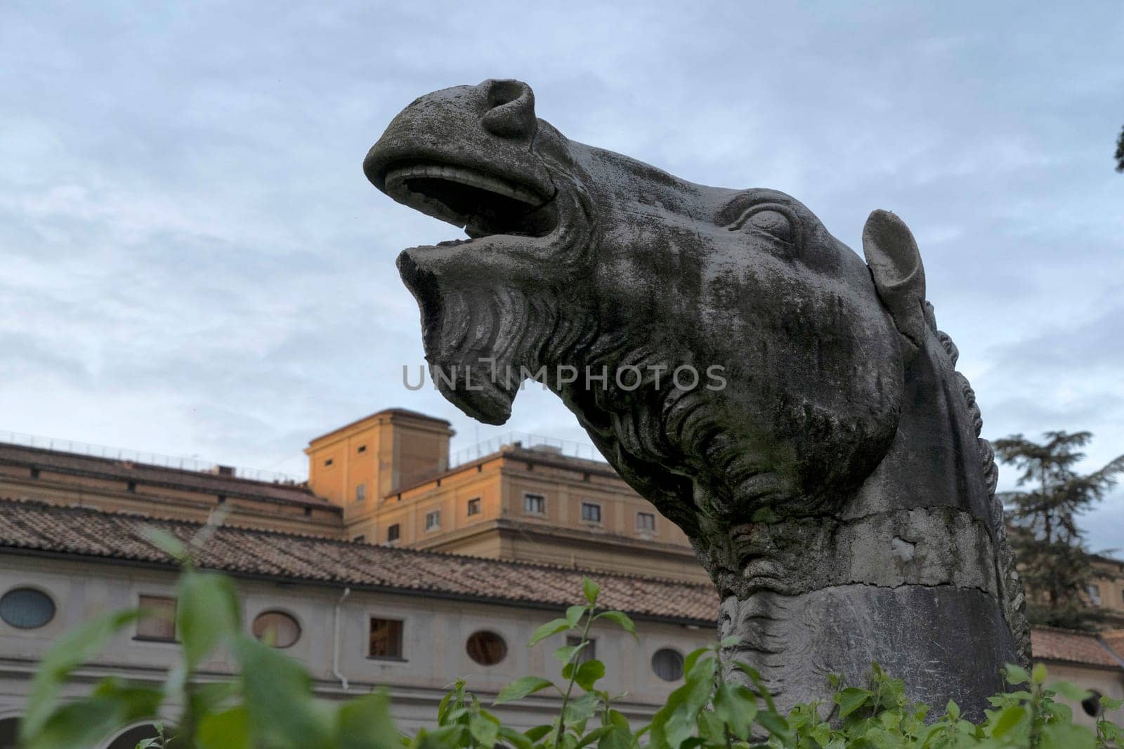 Bath of Diocletian in Rome view