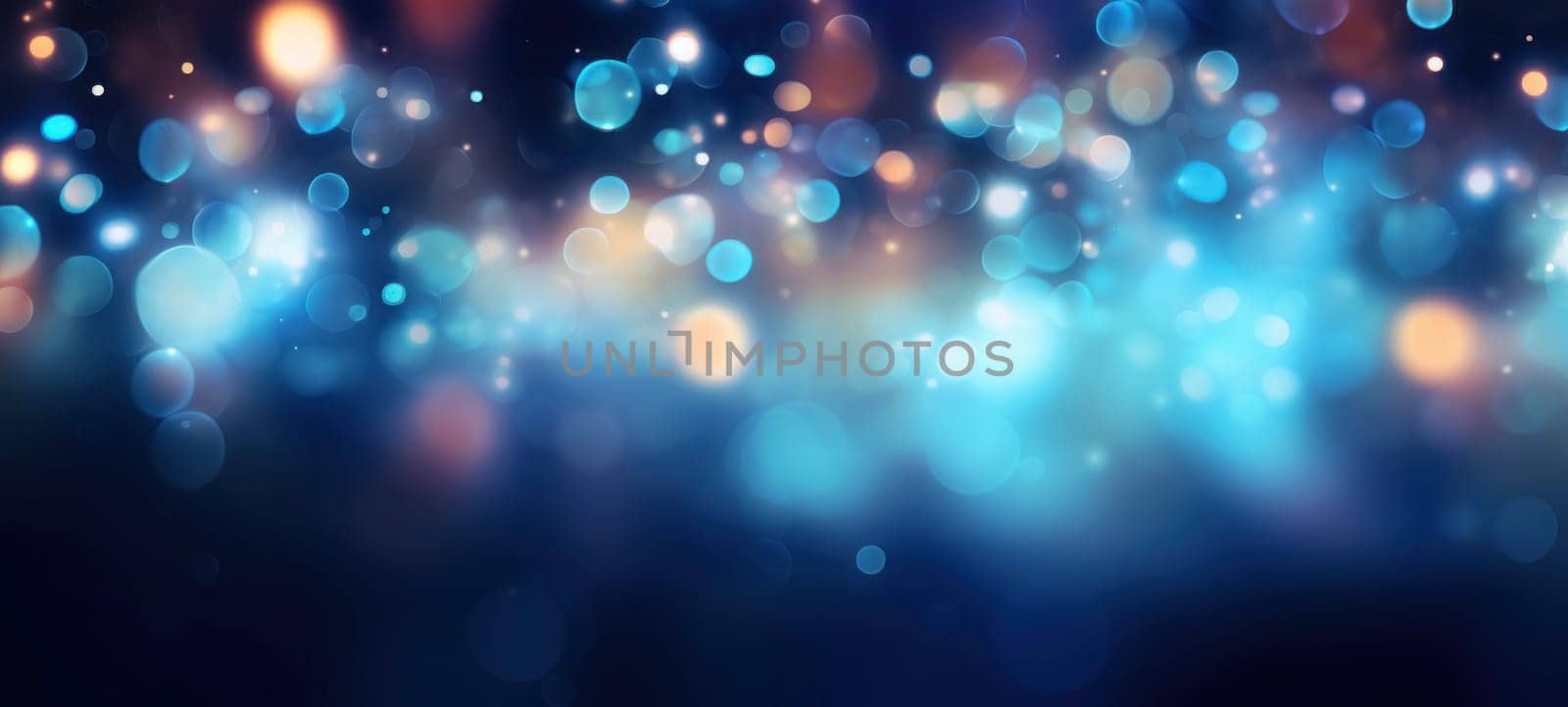 Vibrant abstract background featuring a dynamic cluster of bokeh lights in a myriad of colors.