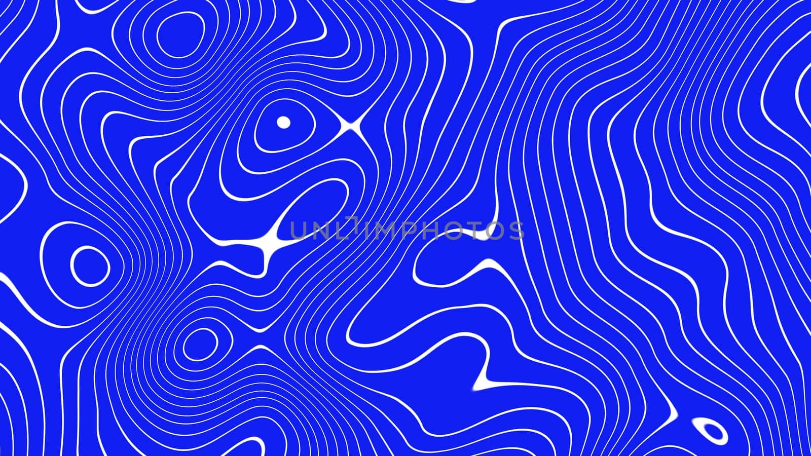 Curved seamless abstract background. Curved lines with white color. Blue background. High quality